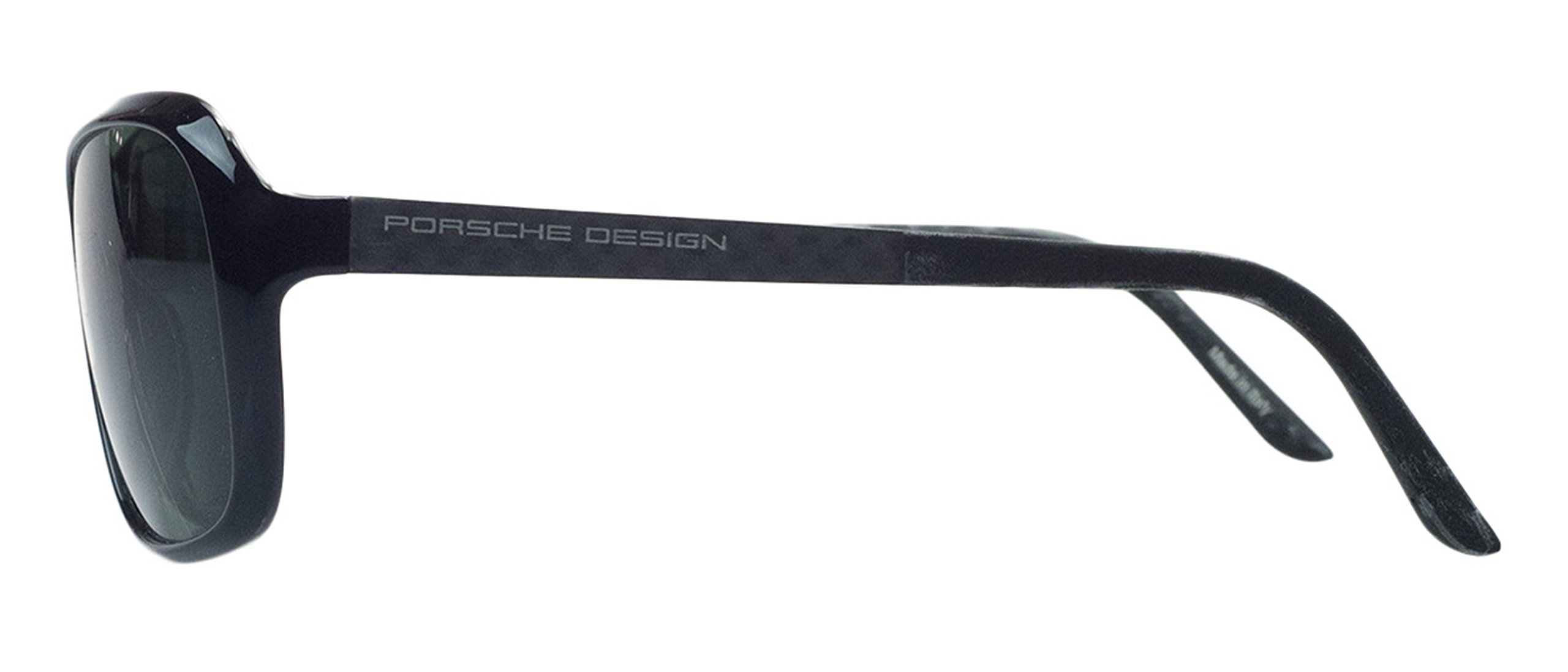 Porsche Design Women's Butterfly Sunglasses - Polarized UV Protection - Stylish Black Aviator Shades for Driving, Beach & Outdoor Activities