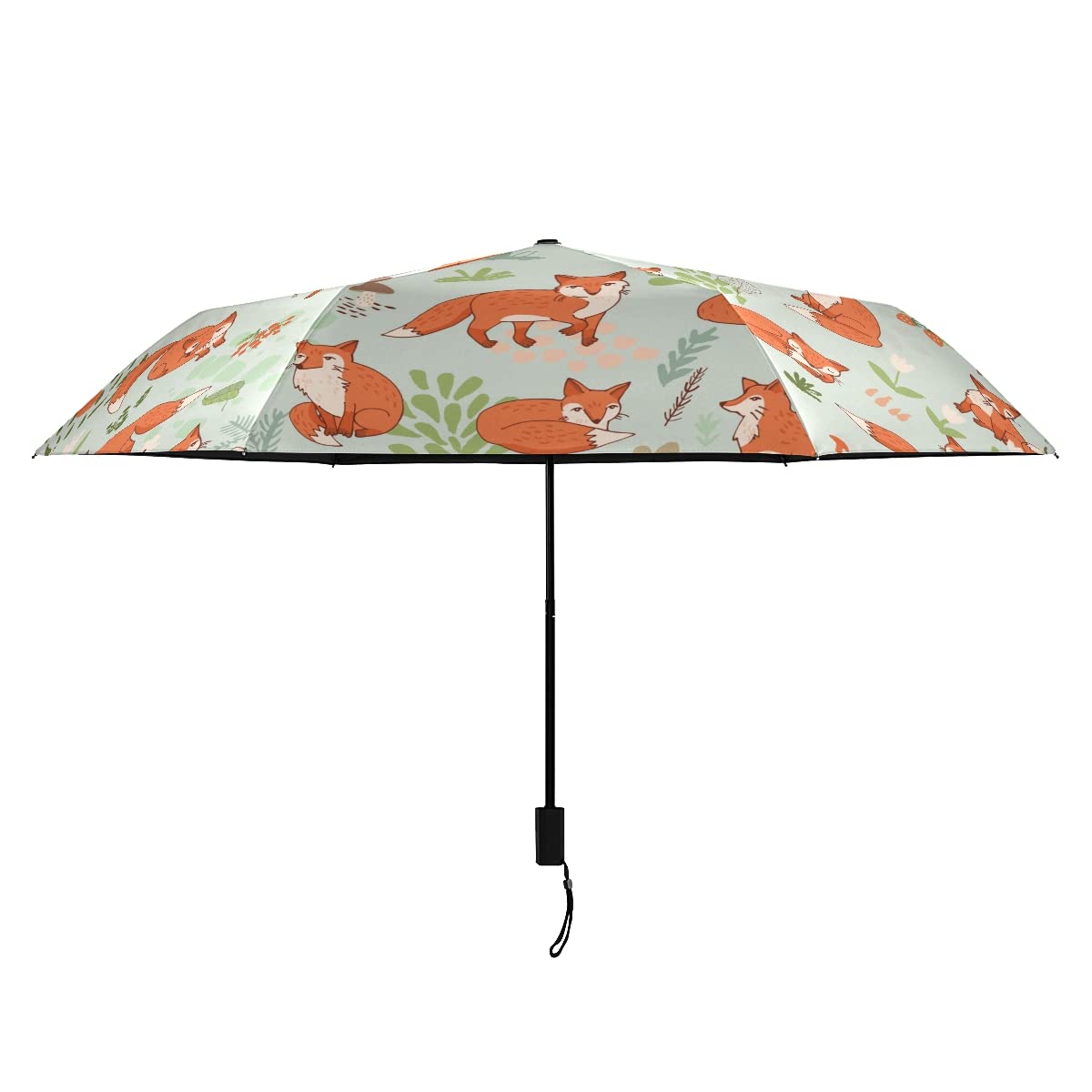 Windproof Travel Umbrella - Compact Folding Portable Umbrella with Waterproof UV Protection for Outdoor, Commuting & Travel | Butterfly Sky Design