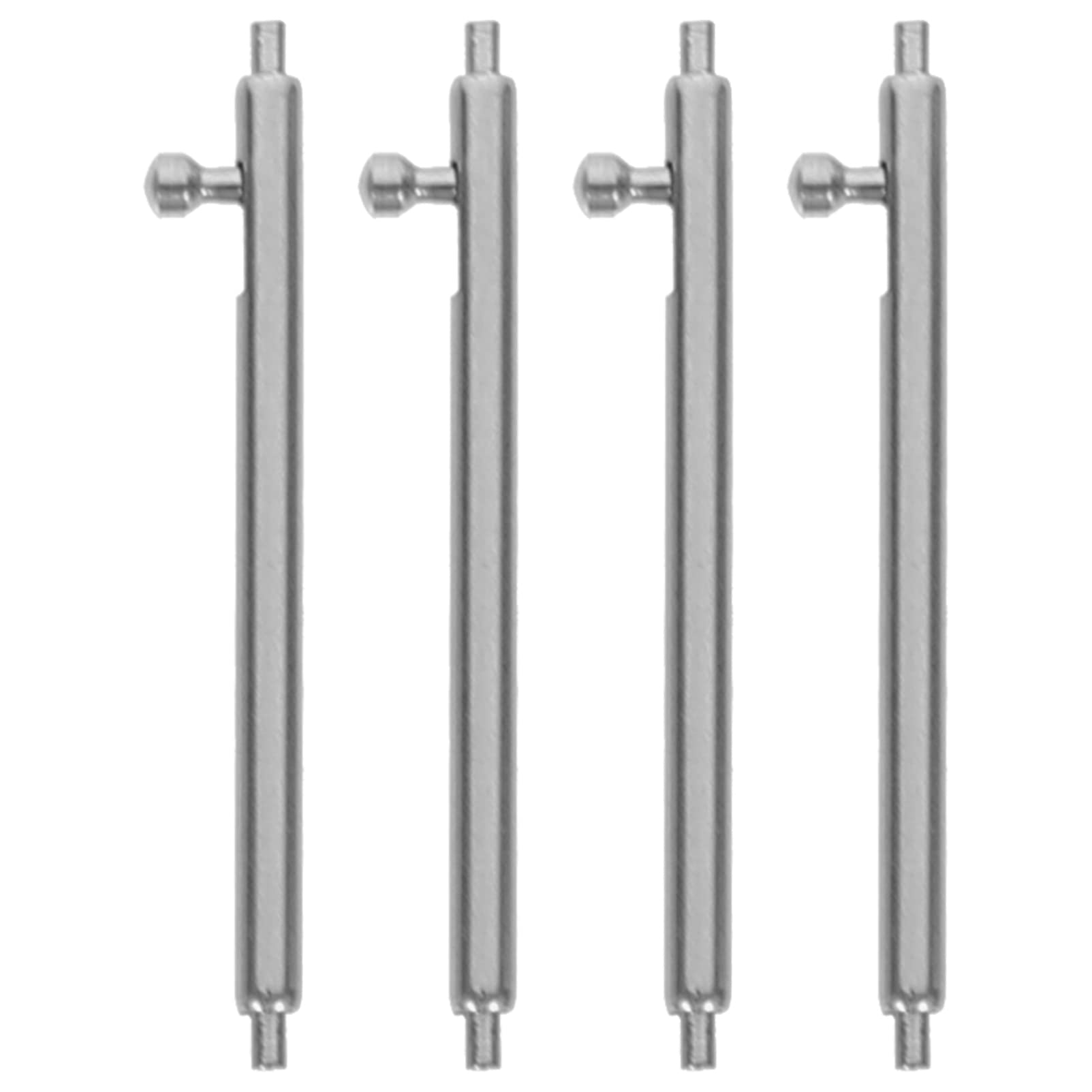 UKCOCO 4-Piece Heavy Duty Stainless Steel Watch Band Tool Kit - Quick Release Spring Bars & Replacement Strap Links (1.5x2cm, 20mm) for Watch Repair & Accessories | Perfect for DIY Watch Maintenance, Band Replacement & Watchmaker Tools