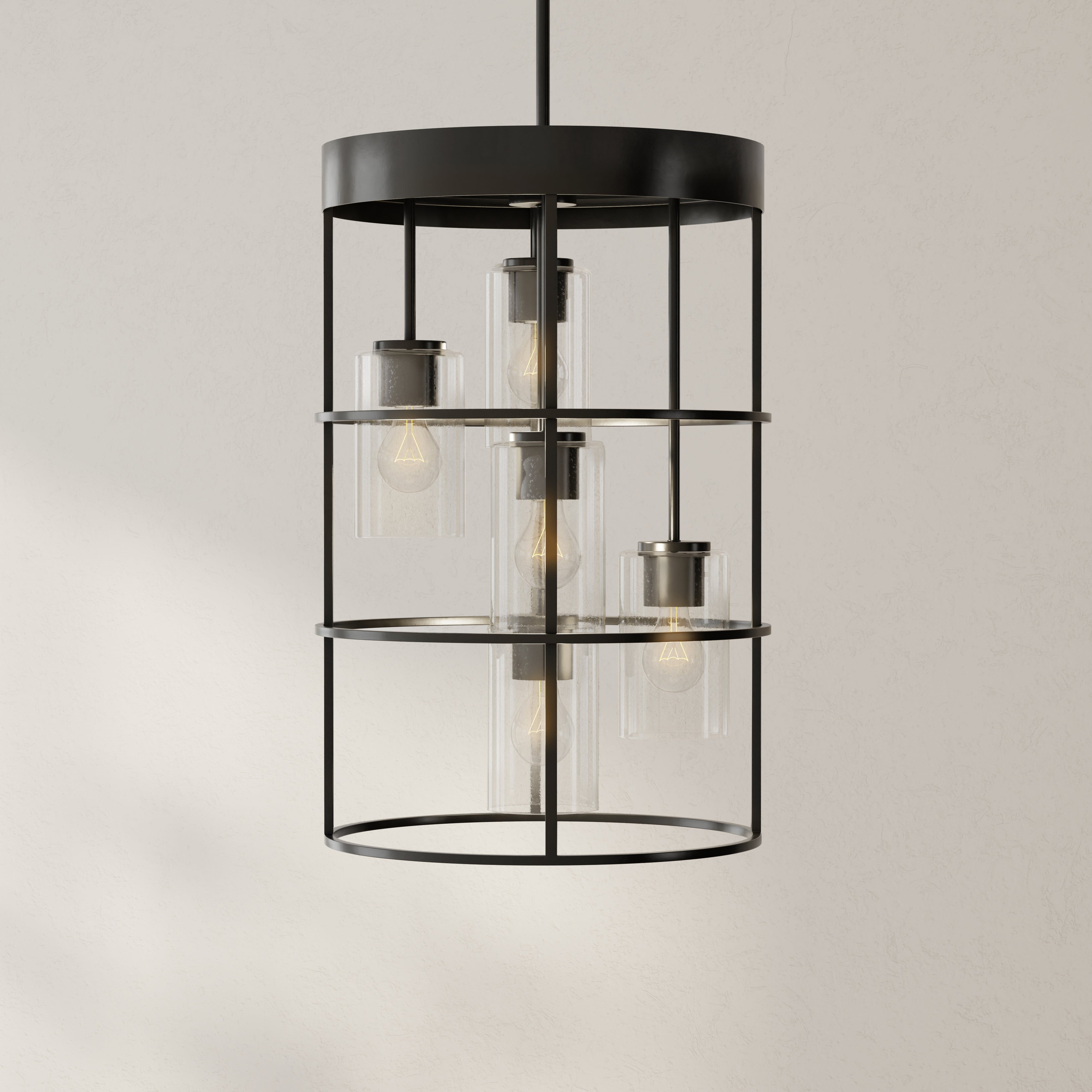 Burgess Collection 5-Light Chandelier for Hallway & Foyer Entryway - Modern Ceiling Lighting Fixture for Home Decor & Interior Design