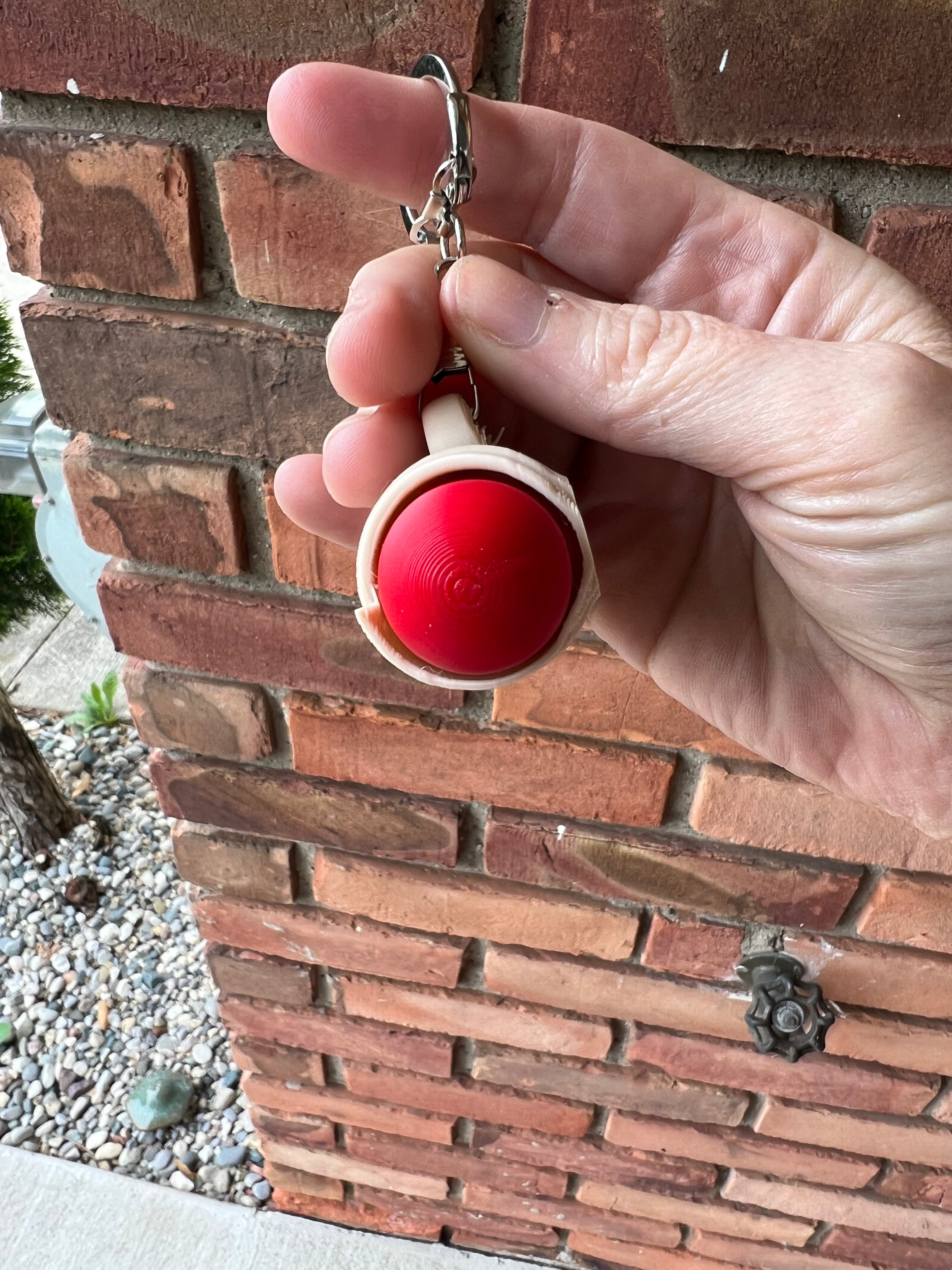 Sensory Fidget Toy Keychain - Pig in a Blanket Clicker for Anxiety Relief, ADHD & Stress Relief - Perfect for Office, Travel & Classroom Focus (2 Pack)