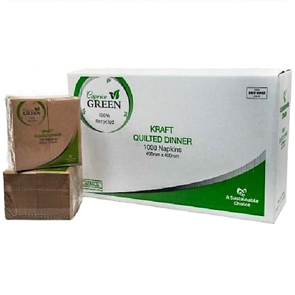Premium Caprice Green Quilted Cotton Dinner Napkins - Set of 12, 18x18 Inch Elegant Table Linens for Formal Dining, Wedding, Holiday Parties & Upscale Restaurant Decor