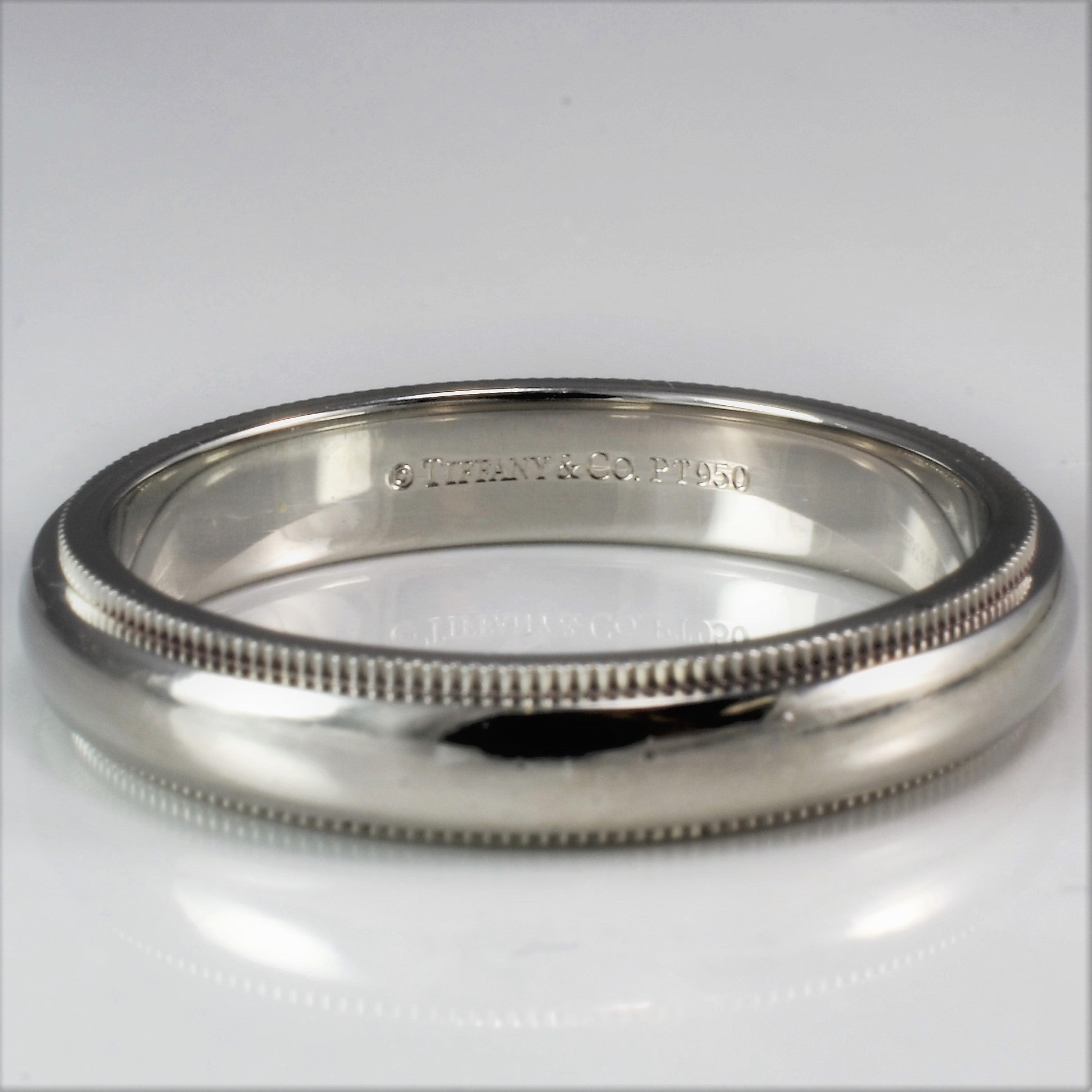Tiffany & Co. Milgrain Classic Wedding Band Ring for Women - Size 9.75 | Elegant 18K Gold Wedding Jewelry for Brides, Anniversaries & Special Occasions