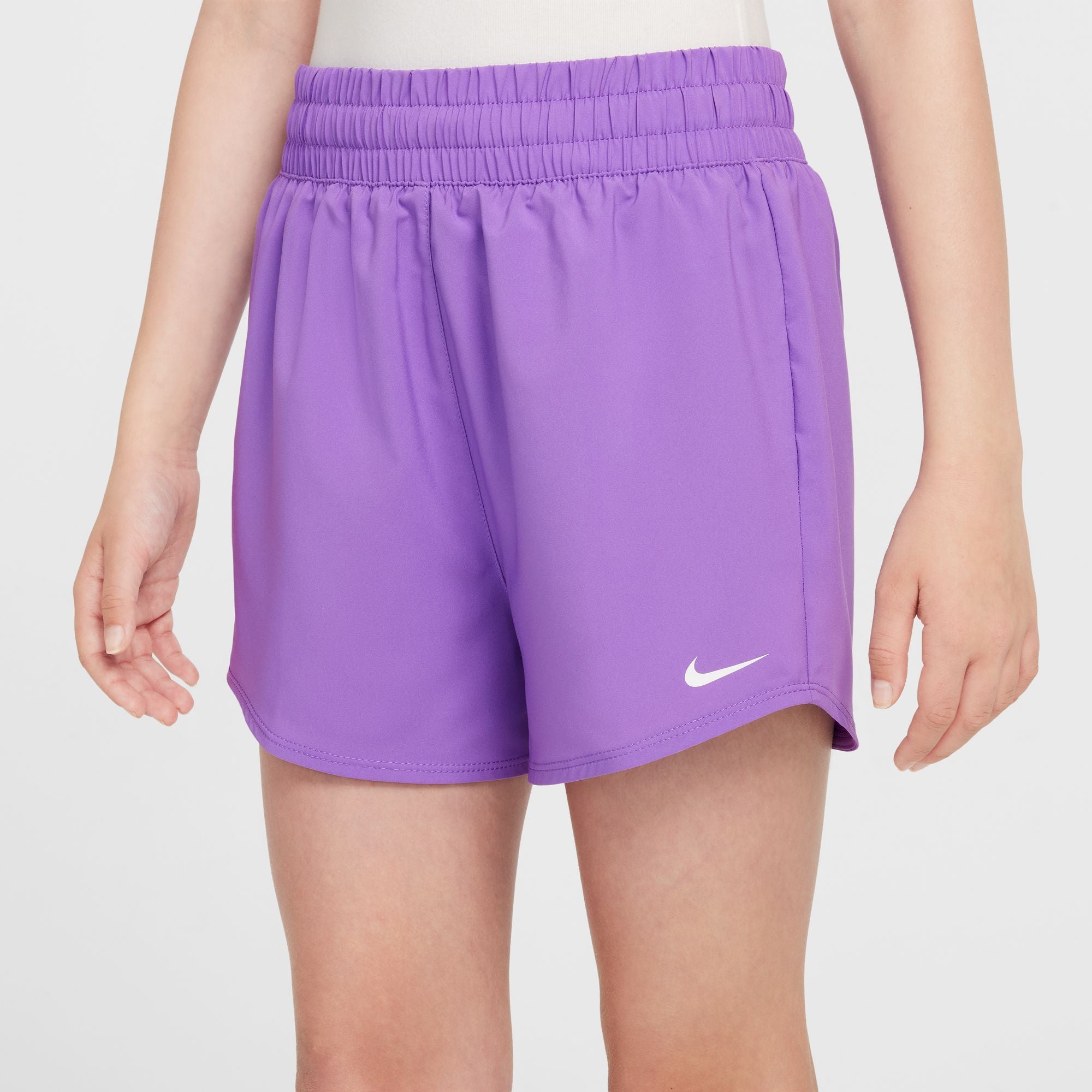 Nike Girls' Dri-FIT High Waisted Woven Shorts - Moisture-Wicking Athletic Shorts for Running, Yoga & Gym Workouts