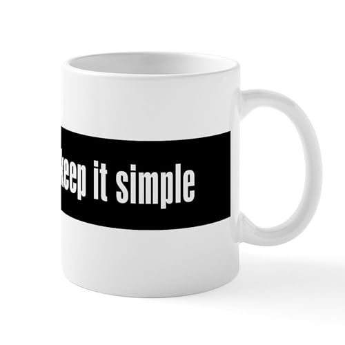 White - KEEP IT SIMPLE Mug