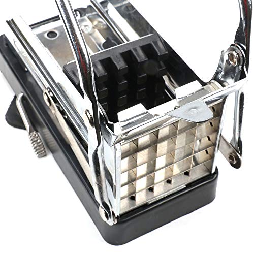 Premium Stainless Steel French Fry Cutter for Potatoes, Carrots & Veggies | Heavy Duty Potato Slicer for Homemade Fries, Veggie Sticks & Snacks | Perfect for Restaurants, Home Cooking & Meal Prep