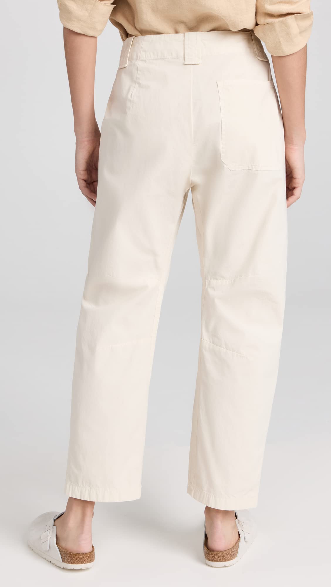 rag & bone Women's Leyton Workwear Pants - High Waisted Straight Leg Trousers for Office & Business Casual | Comfortable Stretch Fabric for Professional Women