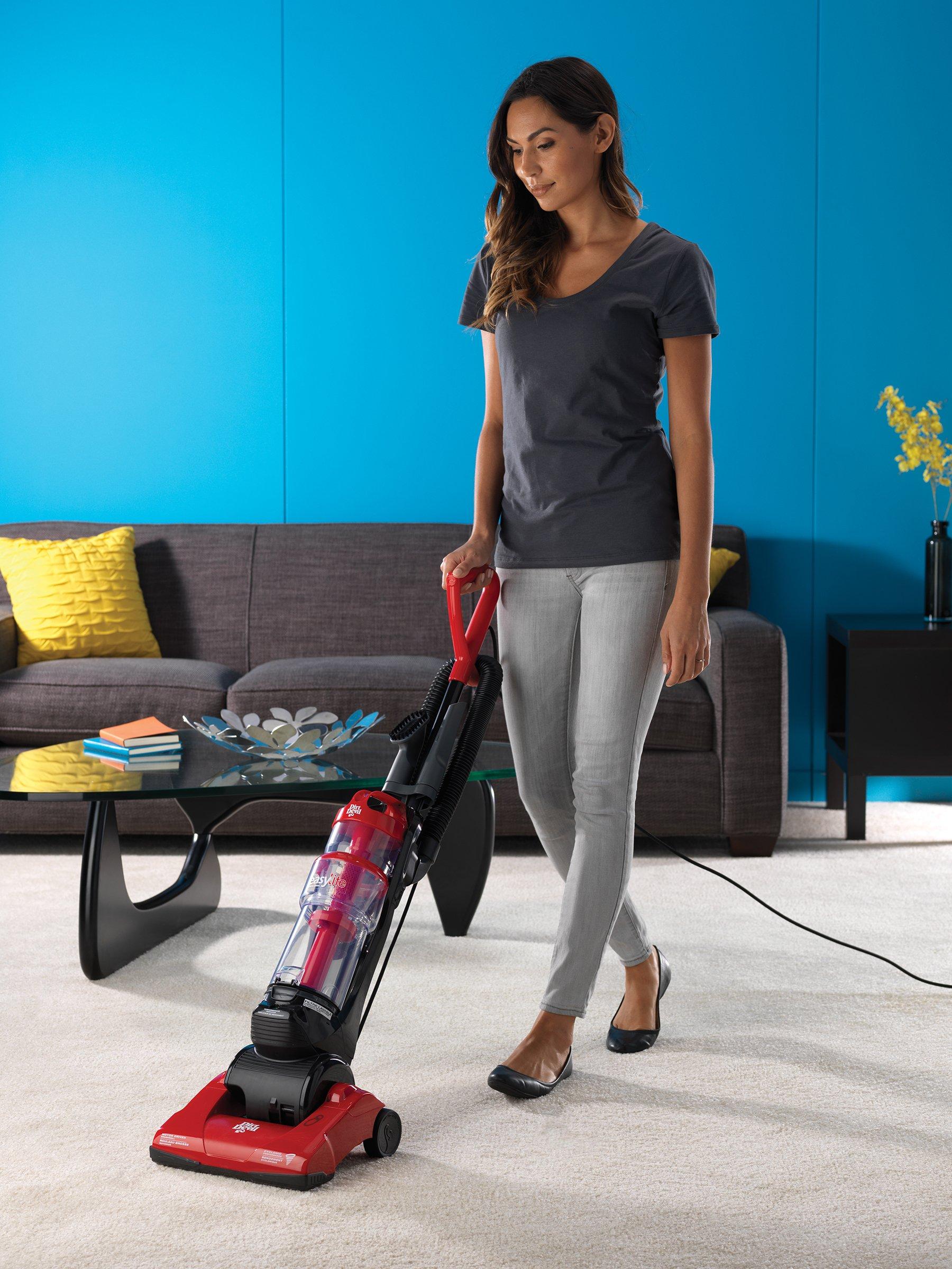 Easy Lite Cyclonic Upright Vacuum Cleaner - Powerful Suction for Pet Hair, Hardwood Floors & Carpets - Perfect for Home Cleaning & Quick Pickups