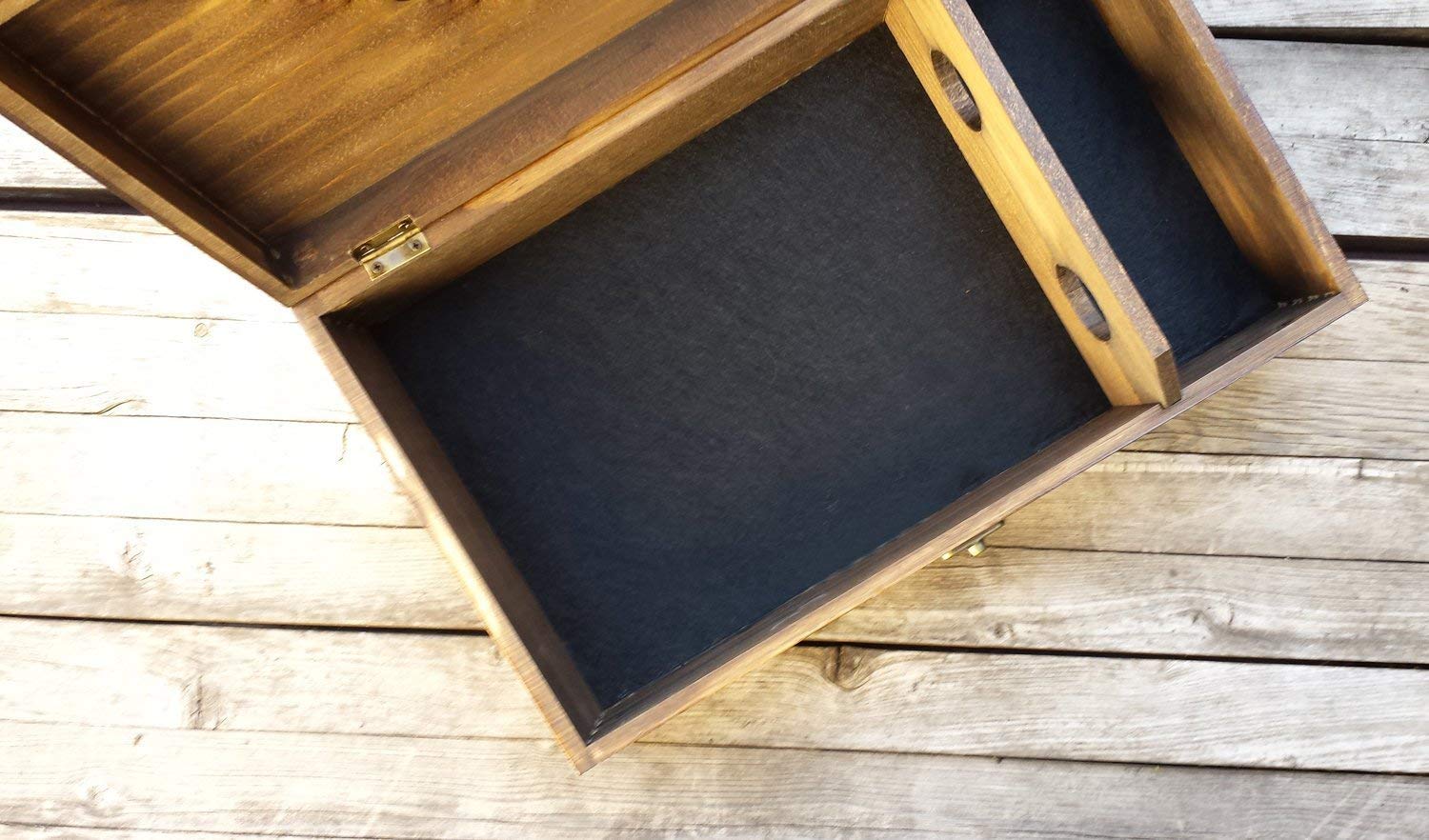 Personalized Mountain Themed Double Wedding Wine Box - Custom Engraved for Two Bottles, Love Letter Ceremony & Time Capsule - Perfect for Rustic Weddings, Anniversaries & Romantic Gift Giving