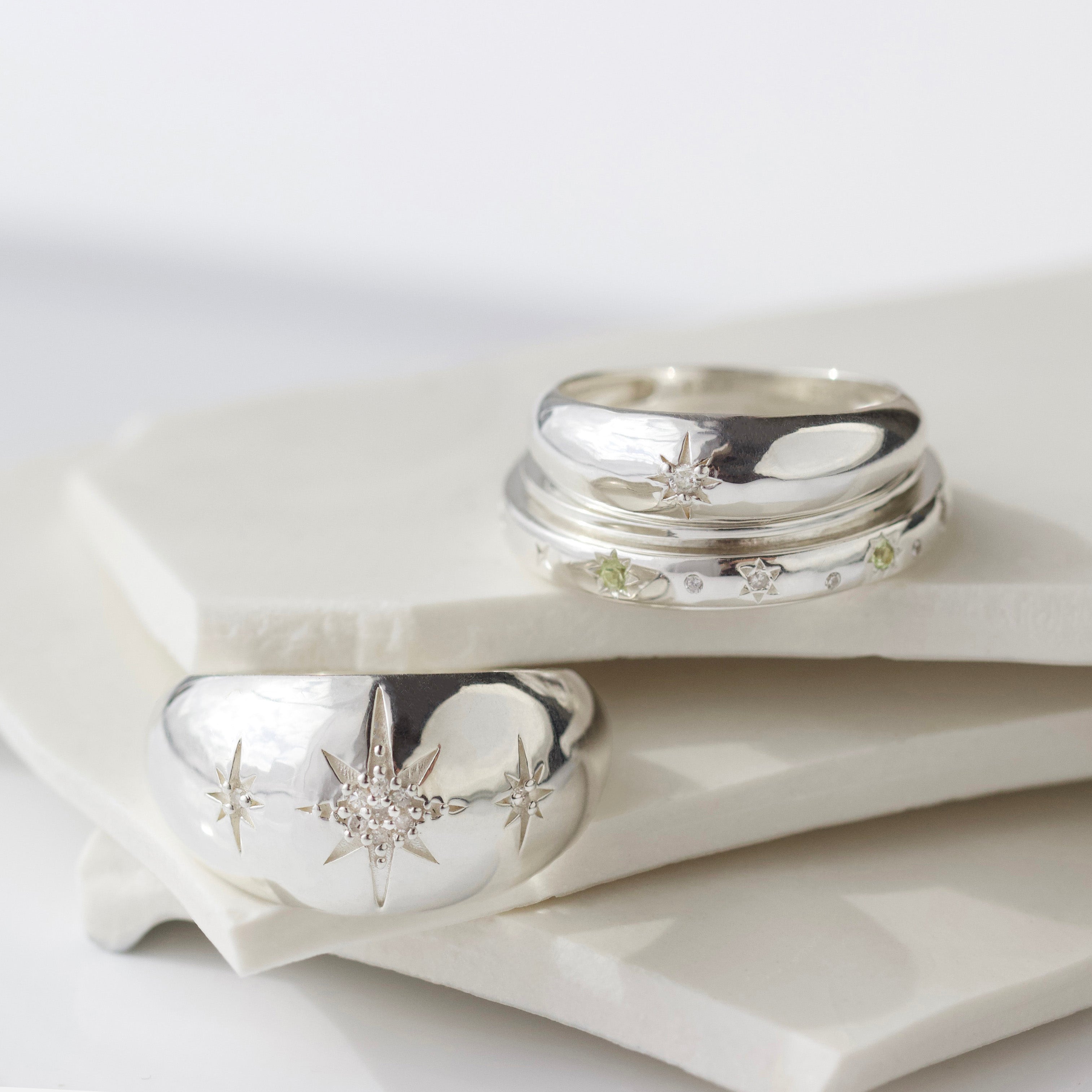 Diamond Spinning Constellation Ring for Women - Elegant Zodiac Jewelry Gift for Birthday, Anniversary & Special Occasions