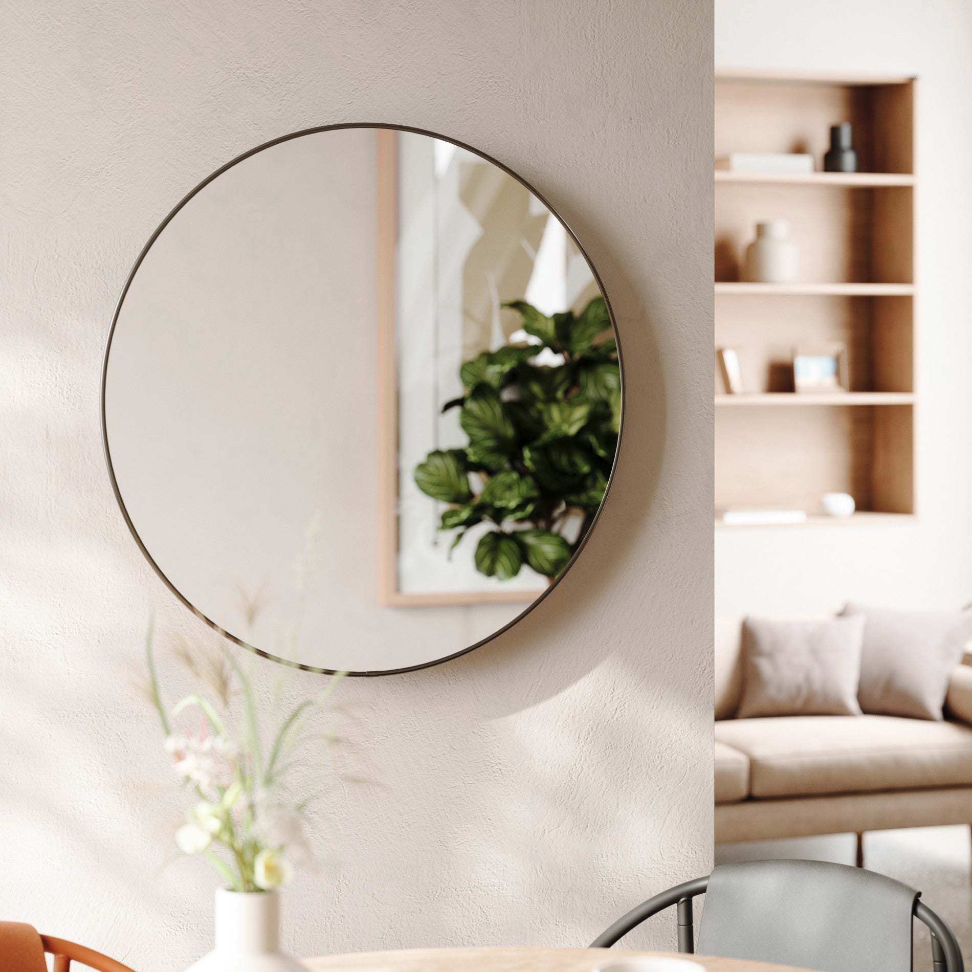 Hubba Wall Mirror - Full Length Floor Mirror for Home Decor, Bedroom, Living Room, and Entryway | Modern & Stylish Design for Dressing & Selfie