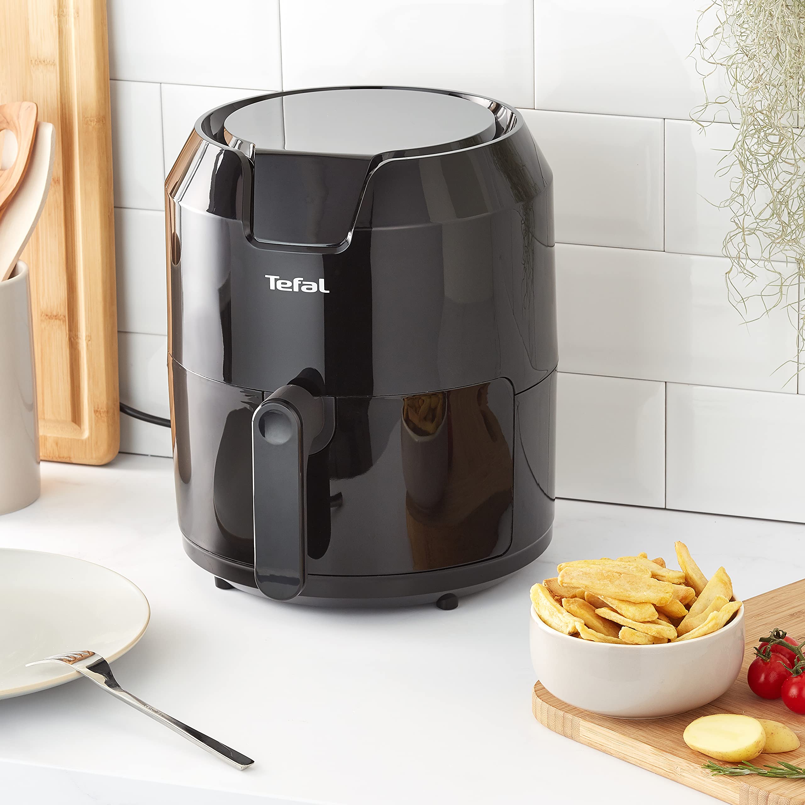IGEMY Tefal Easy Fry Precision EY401840 Digital Air Fryer - 4.2L Capacity, 5 Portions, 1.2kg Weight - Perfect for Healthy Cooking, Fast Meals & Family Dinners