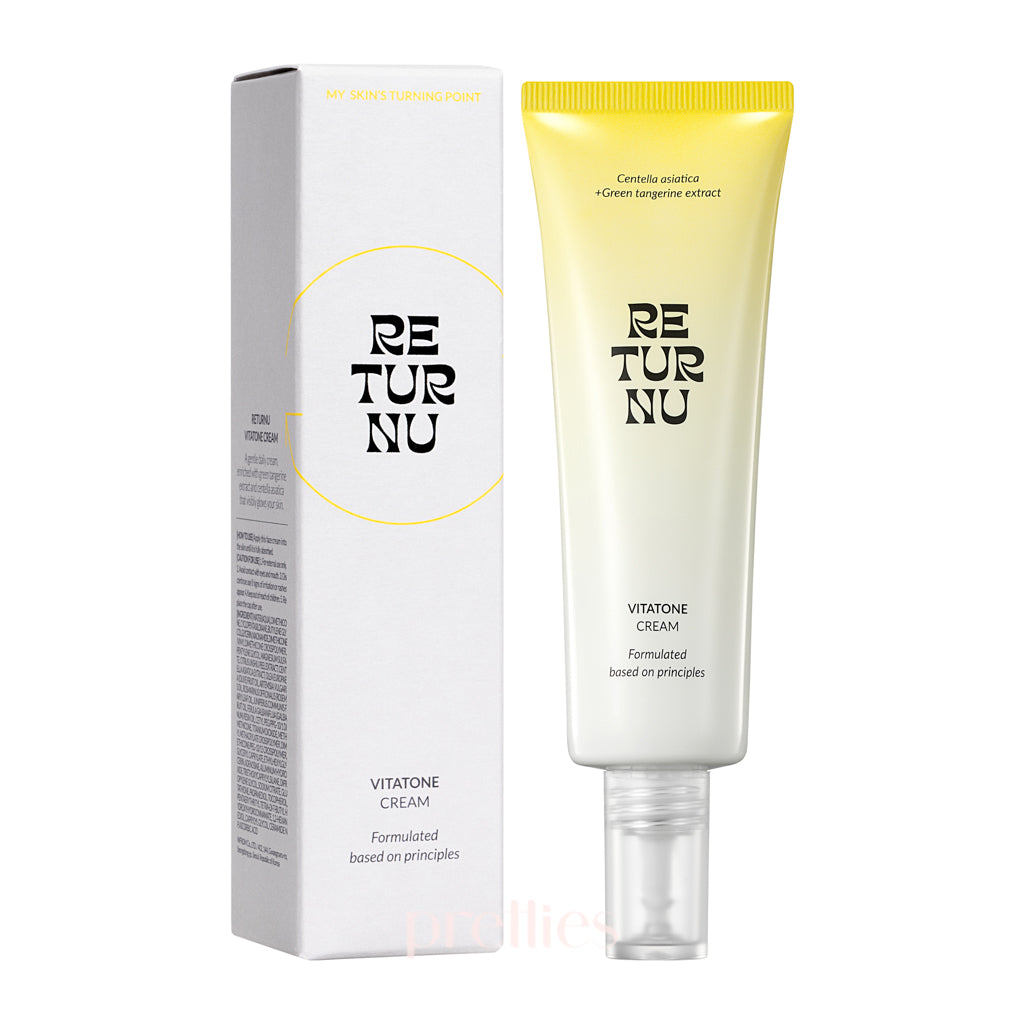 RETURNU Vitatone Anti-Aging Face Cream 50ml - Hydrating & Firming Moisturizer for Women & Men - Perfect for Daily Skincare Routine & Night Care