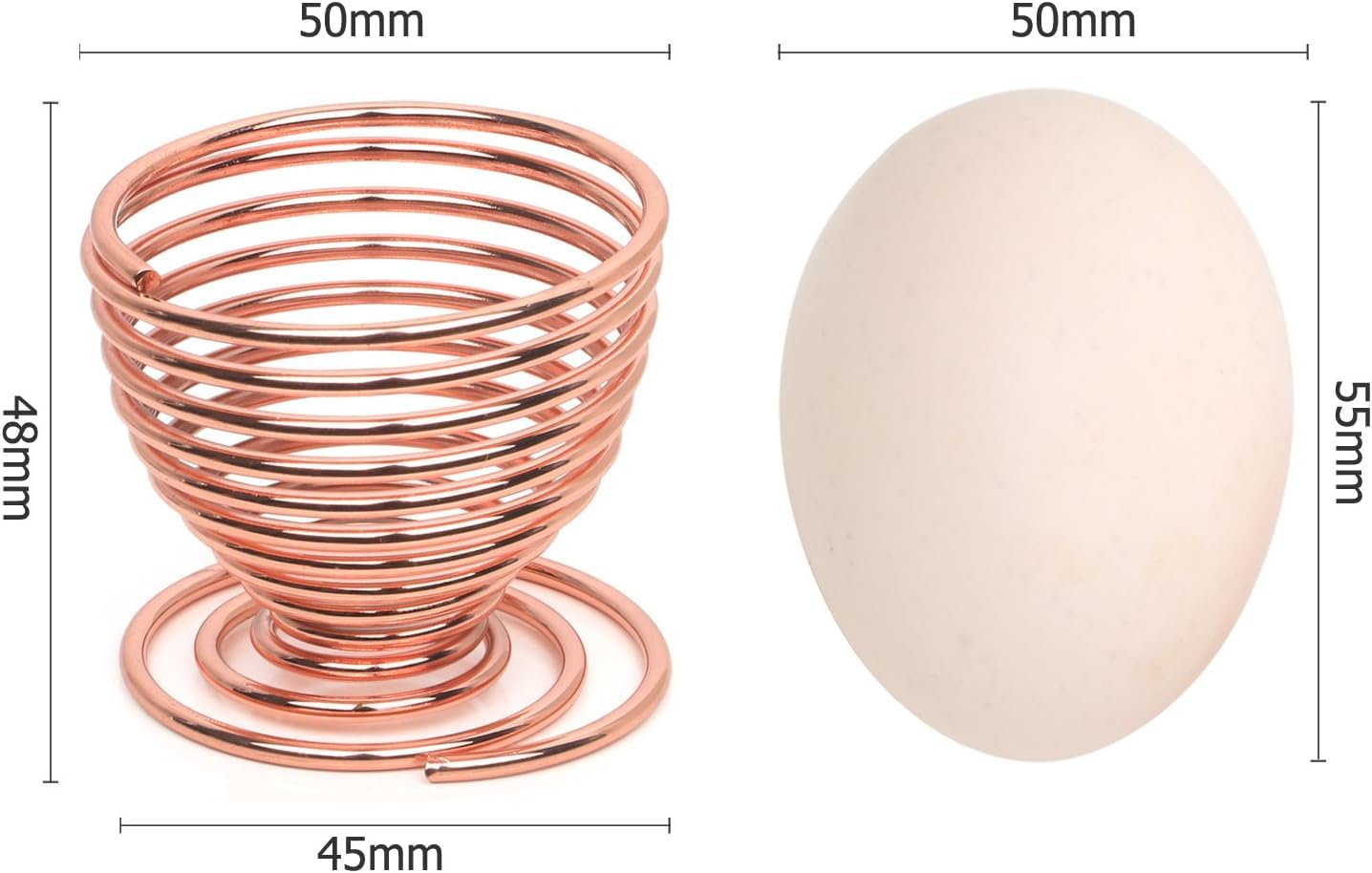 Cosluxe Makeup Sponge Holder (2 Pack Rose Gold) - Beauty Blender & Powder Puff Drying Stand | Hygienic Storage & Display Organizer for Makeup Tools | Perfect for Vanity, Bathroom & Travel Use