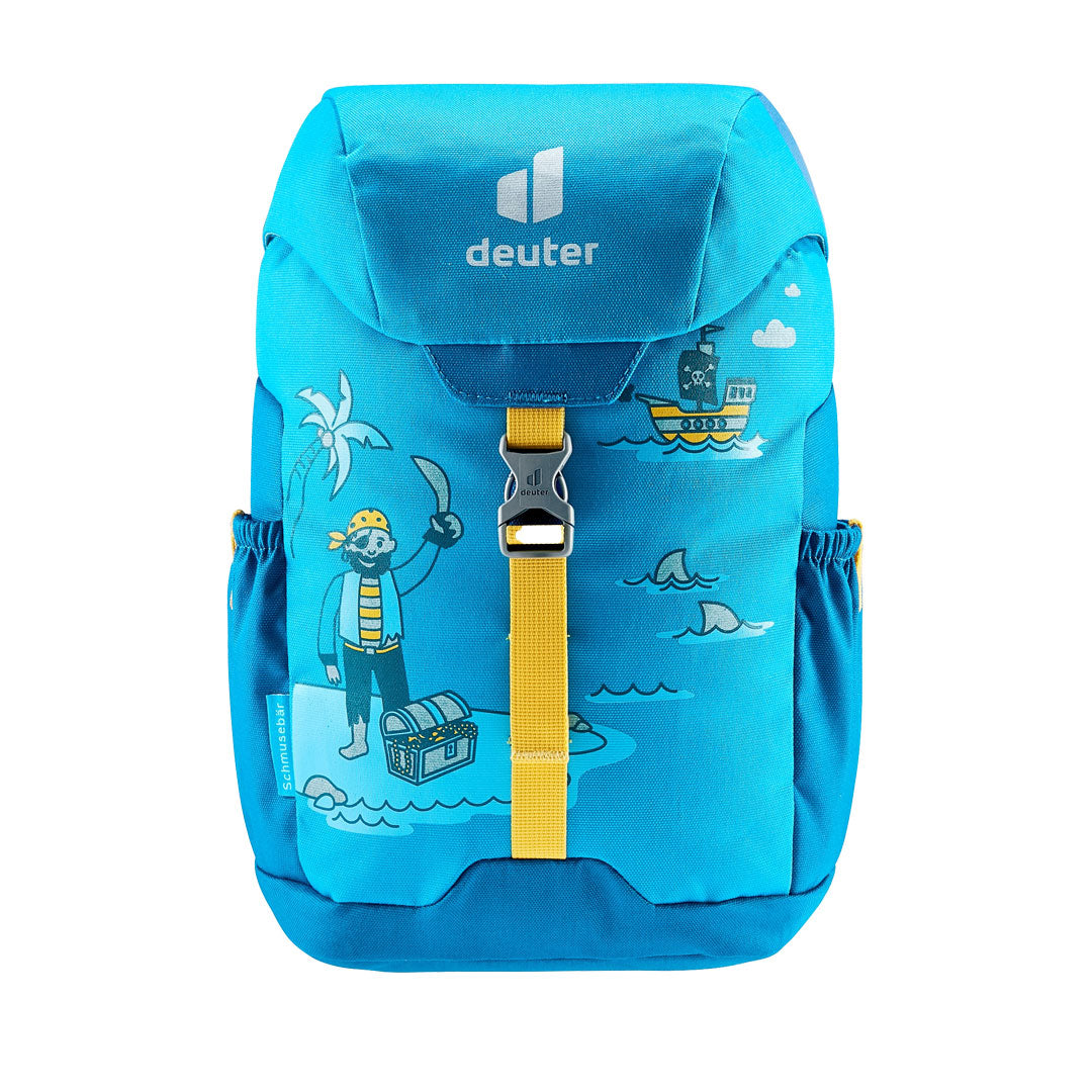 Deuter Schmusebar Kids Backpack 8L - Lightweight Children's School Bag for Boys & Girls - Blue Pirate Design - Perfect for Preschool, Daycare & Outdoor Adventures