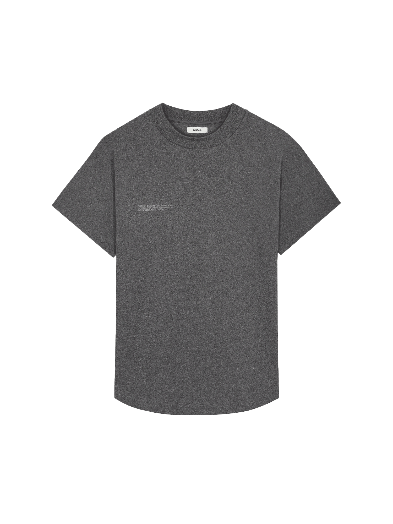 Men's Reclaimed Cotton Boxy T-Shirt - Eco-Friendly Charcoal Tee for Casual Wear & Street Style Outfits