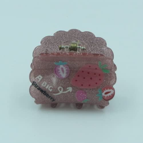 Trendy Fruit Embellished Acrylic Hair Claws for Women & Girls - Stylish Hair Clutches & Clips for Everyday, Parties & Gifts