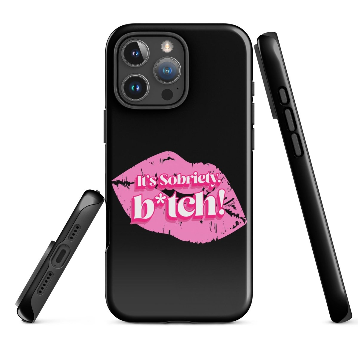 Premium Sobriety Sass Tough Case for iPhone® - Durable & Stylish Protective Cover - Perfect for Daily Use, Travel, and Sobriety Support