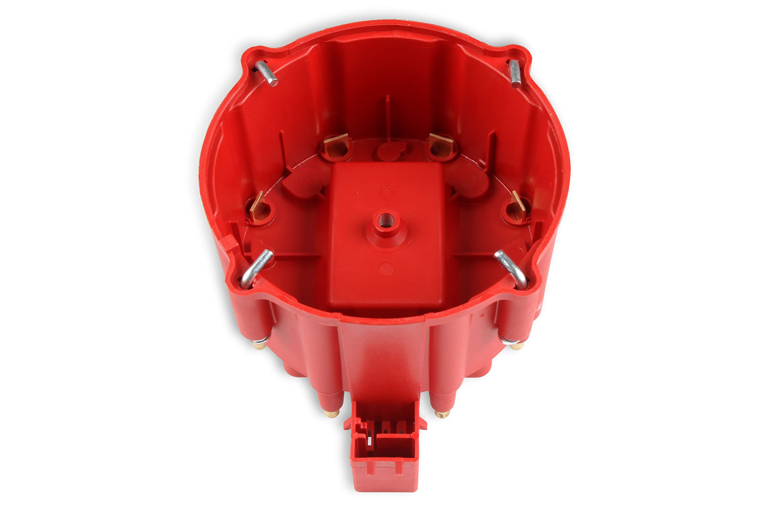MSD 8416 HEI Distributor Cap and Rotor Kit - High Performance Red Ignition Parts for Chevy, Ford, GM Vehicles - Perfect for Engine Upgrades & Racing Applications