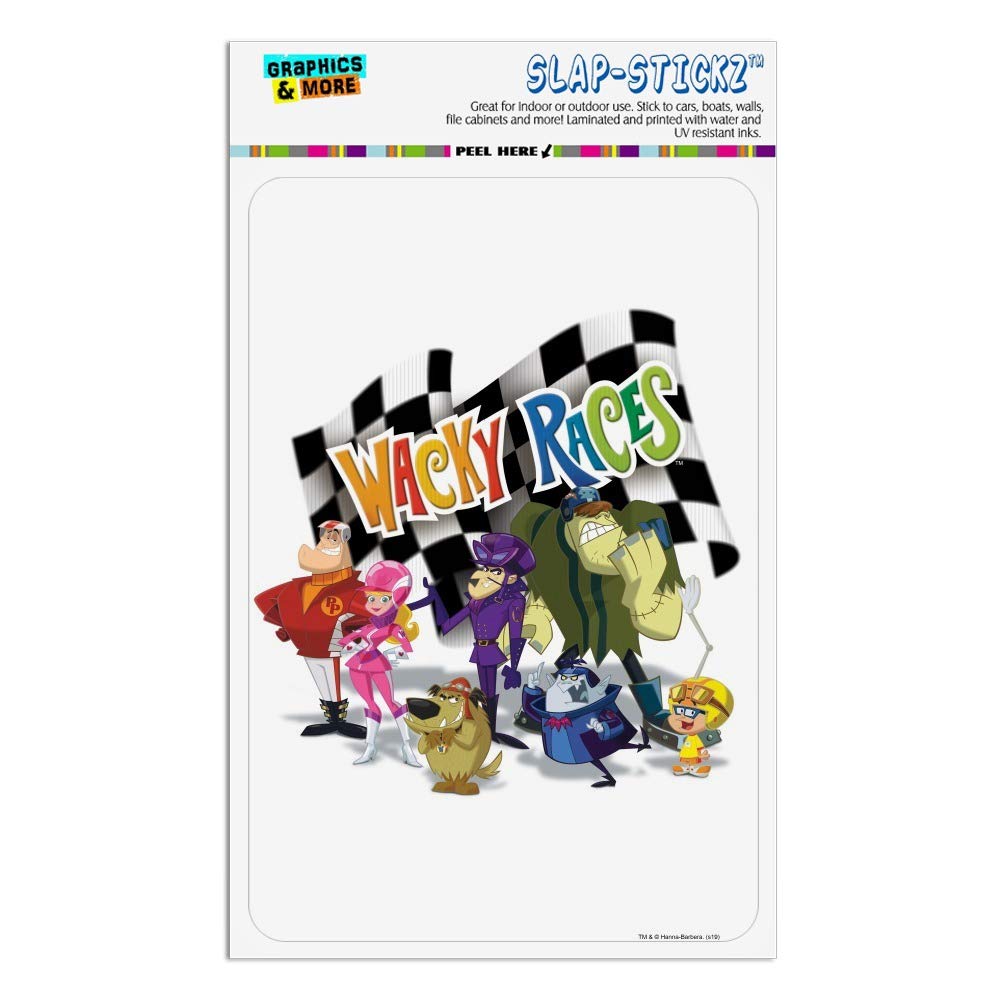 Wacky Races Crew Home & Office Sign - Funny Graphic Wall Decor for Game Rooms, Man Caves, and Workspaces