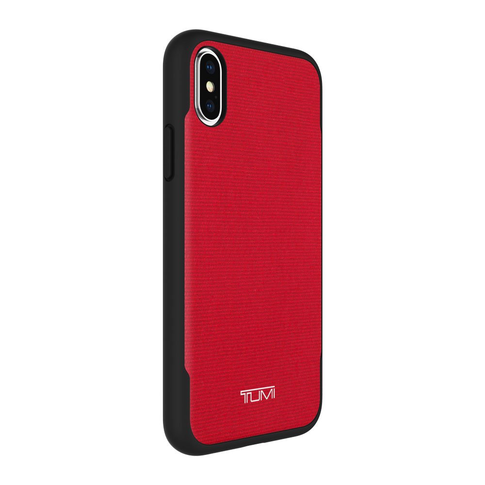 TUMI Co-Mold Protective Case for iPhone X - Durable Shockproof Cover with Premium Grip (Red) - Perfect for Travel, Work & Everyday Use