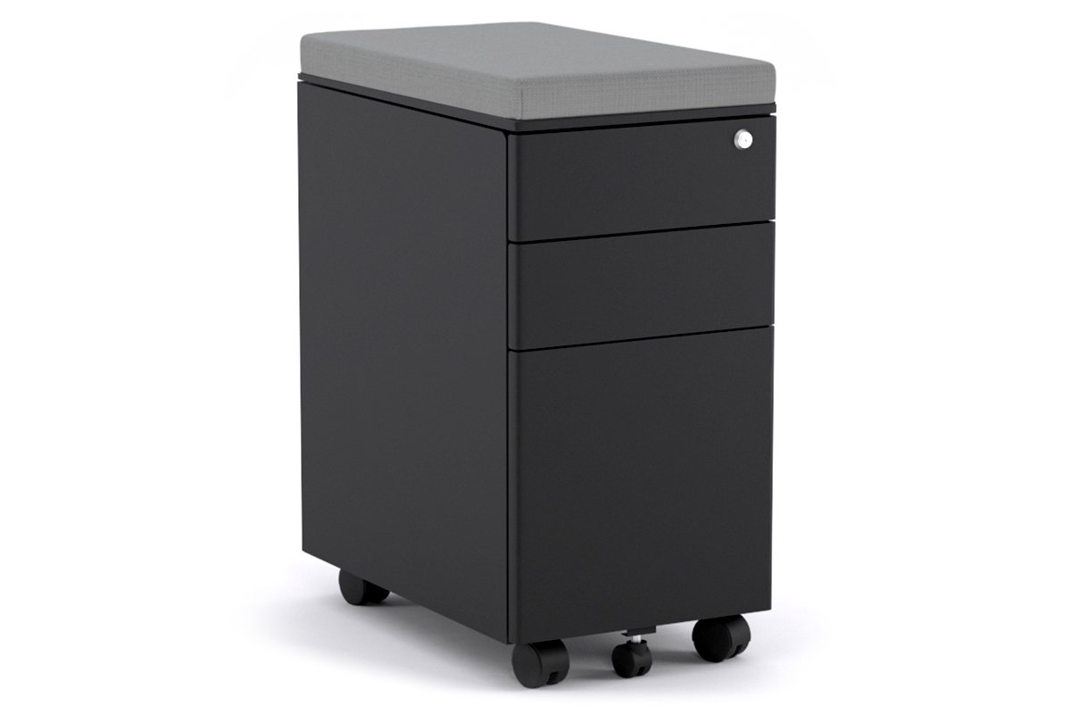 Slim Mobile Pedestal Stand - Adjustable Height Rolling Base for Monitors & TVs - Perfect for Office, Home, or Classroom Use