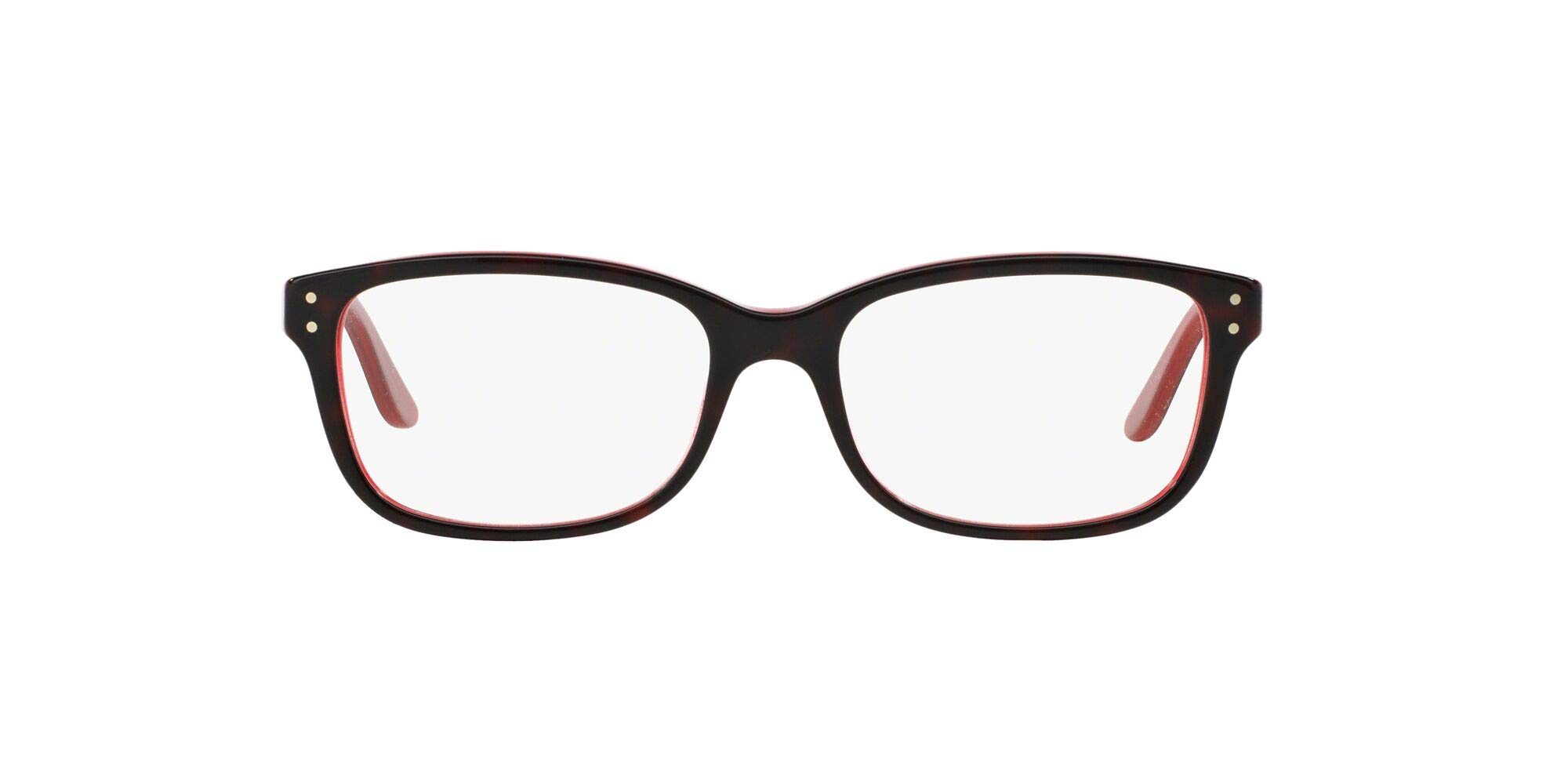 Ralph Lauren Women's RL6062 Square Prescription Glasses Frames – Stylish & Comfortable Eyeglasses for Work, Reading, and Everyday Wear