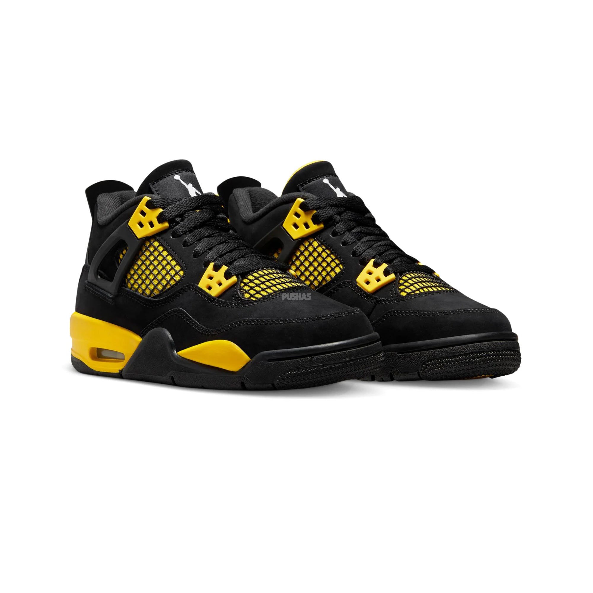 Air Jordan 4 Retro 'Thunder' GS Sneakers (2023) - Basketball Shoes for Women & Girls - Perfect for Streetwear, Gym & Casual Wear