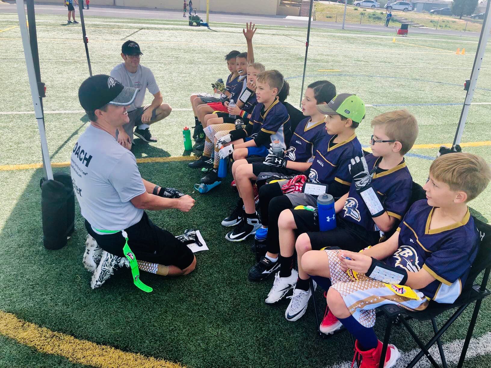 Youth Football Wristbands - Call Plays & Win Games - QB Coach Playbook Wristbands for Flag or Tackle Football - Durable Football Equipment (5 or 10 Pack) - Perfect for Practice, Games & Team Training
