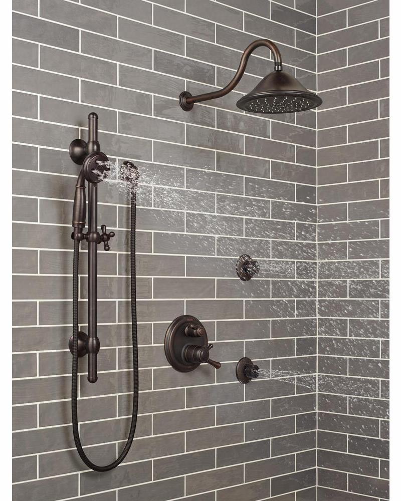 Delta Venetian Bronze RP72568RB Raincan Shower Head - 1 Setting Luxury Rainfall Showerhead for Spa-Like Bathroom Experience, Perfect for Master Bath and Relaxation