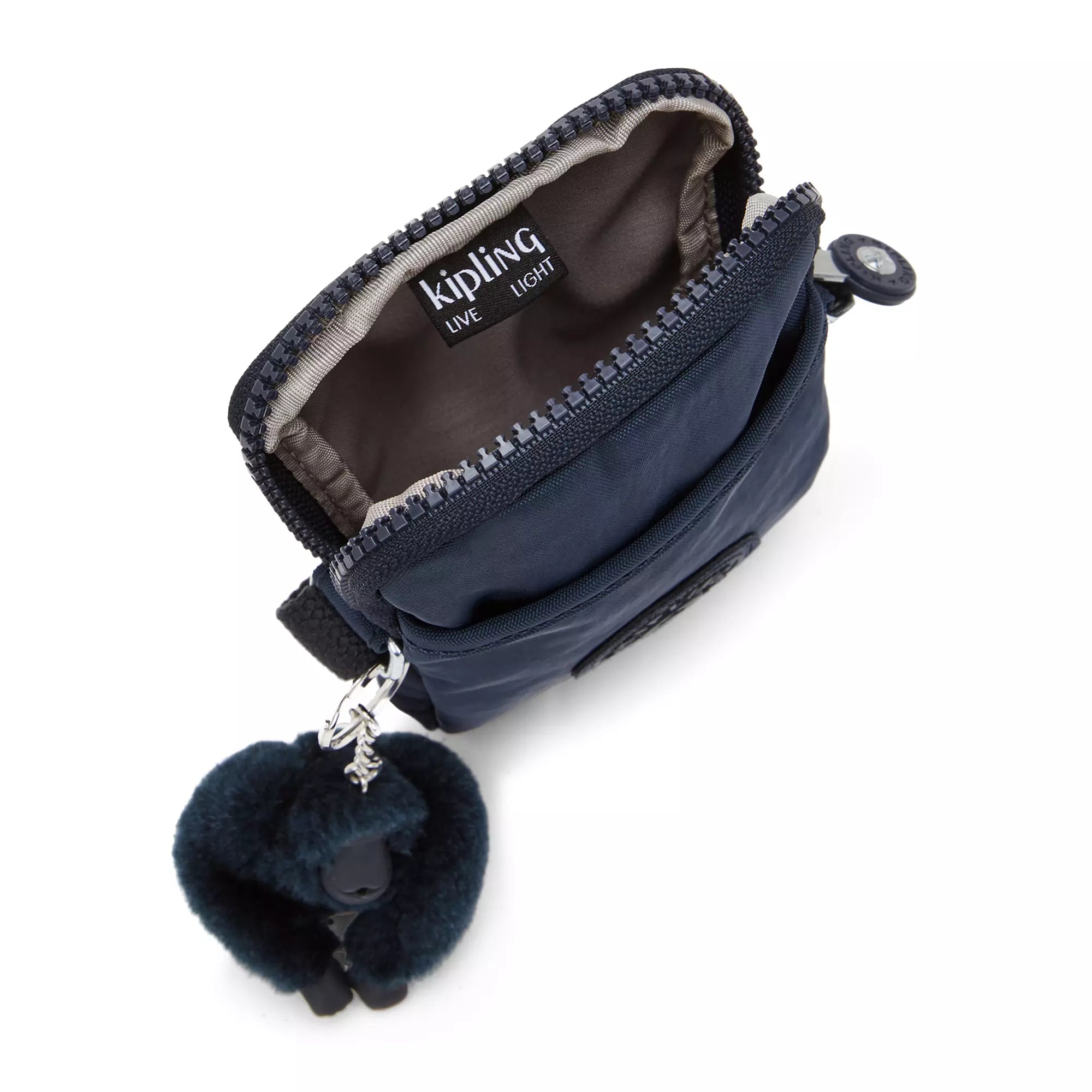 Kipling Tally Crossbody Phone Bag for Women - Lightweight Small Shoulder Purse with Adjustable Strap, Blue (Bleu 2) - Perfect for Travel, Shopping & Everyday Use