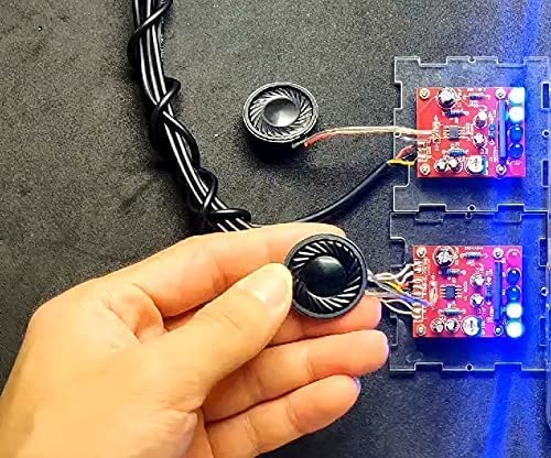 Heyiarbeit 2W 8 Ohm DIY Magnetic Speaker - 36mm Round Replacement Loudspeaker for Audio Projects, Guitar Amps, and Home Theater Systems