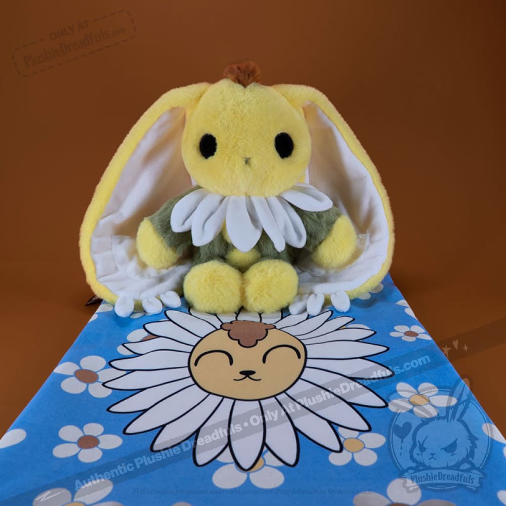 Plushie Dreadfuls Daisy Rabbit Stuffed Animal Toy - Soft Cute Bunny Plush for Kids, Gift, Nursery Decor & Anxiety Relief