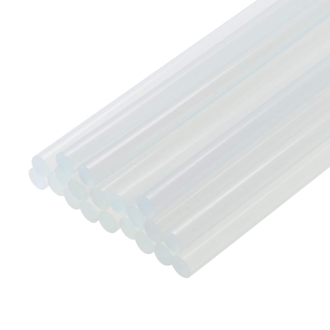 uxcell Mini Hot Glue Gun Sticks 7.5-inch x 0.27-inch Clear 20pcs - Compatible with Most Mini Glue Guns for DIY Crafts, Home Repairs & School Projects