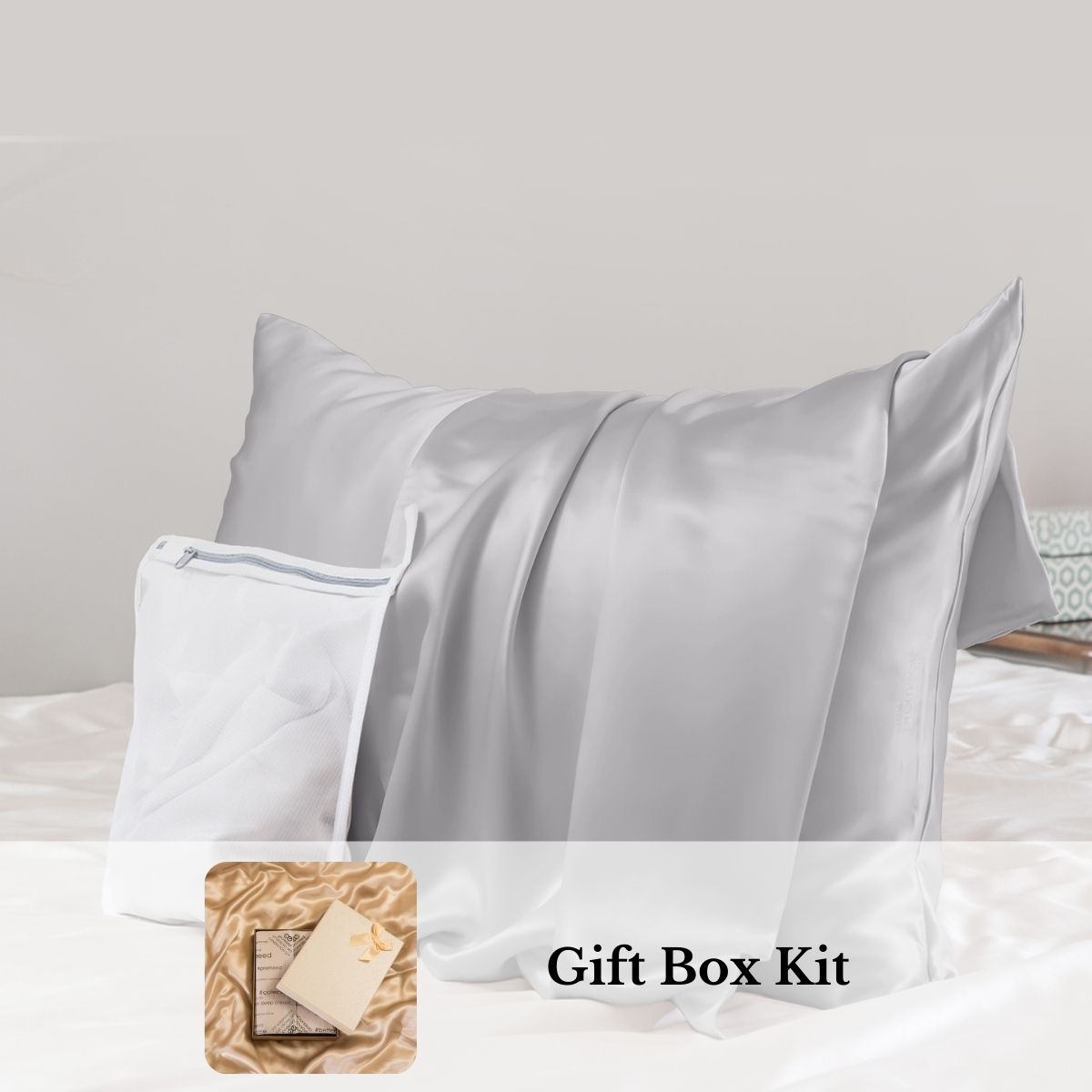 23mm 6A+ Mulberry Silk Pillowcase for Crib - Hypoallergenic Baby Silk Pillow Cover | Perfect Toddler Shower Gift Set for Newborns & Infants | Nursery, Travel & Sleep Comfort