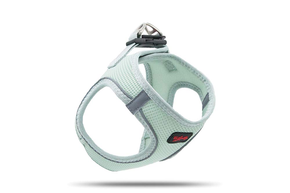 Tailpetz Small Dog Harness No Pull Adjustable Step-in Vest - Reflective Puppy Training Harness for Small Dogs (Moon, S) - Perfect for Walks, Jogging & Outdoor Adventures