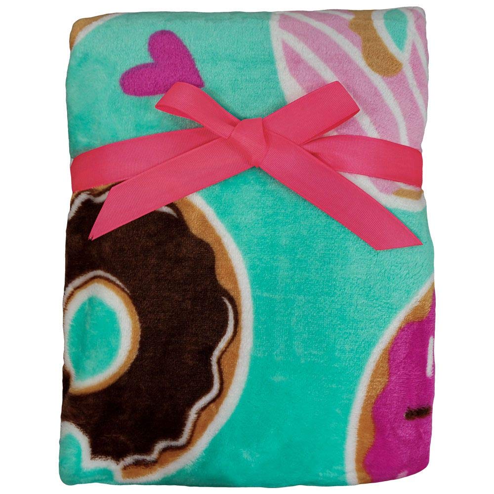 Cozy Donut Daydreams Soft Plush Blanket 50x60 Inches - Ultra Soft Throw for Bed, Couch & Lounge - Perfect for Netflix Nights, Gift Giving & Home Decor