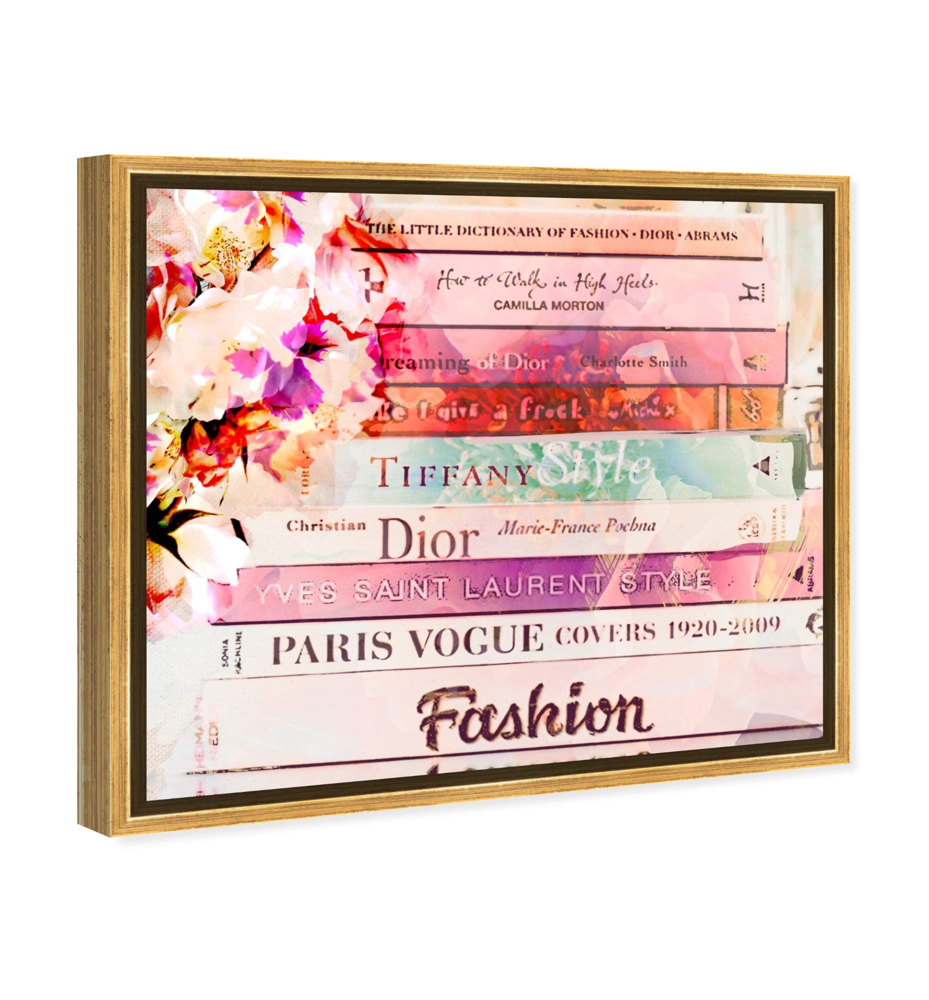 Romantica Spring Pink Framed Wall Art Canvas Print - 24x20 Inches - Fashion & Glam Home Décor by Oliver Gal Artist Co. - Perfect for Living Room, Bedroom & Office Decor