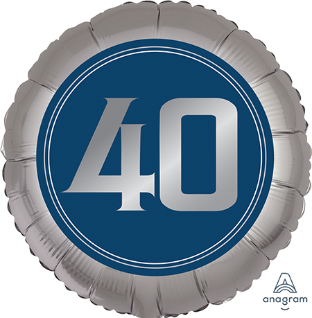 45cm XL Happy Birthday Balloons for Men - 40 Pack | Perfect for Birthday Parties, Decorations & Celebrations