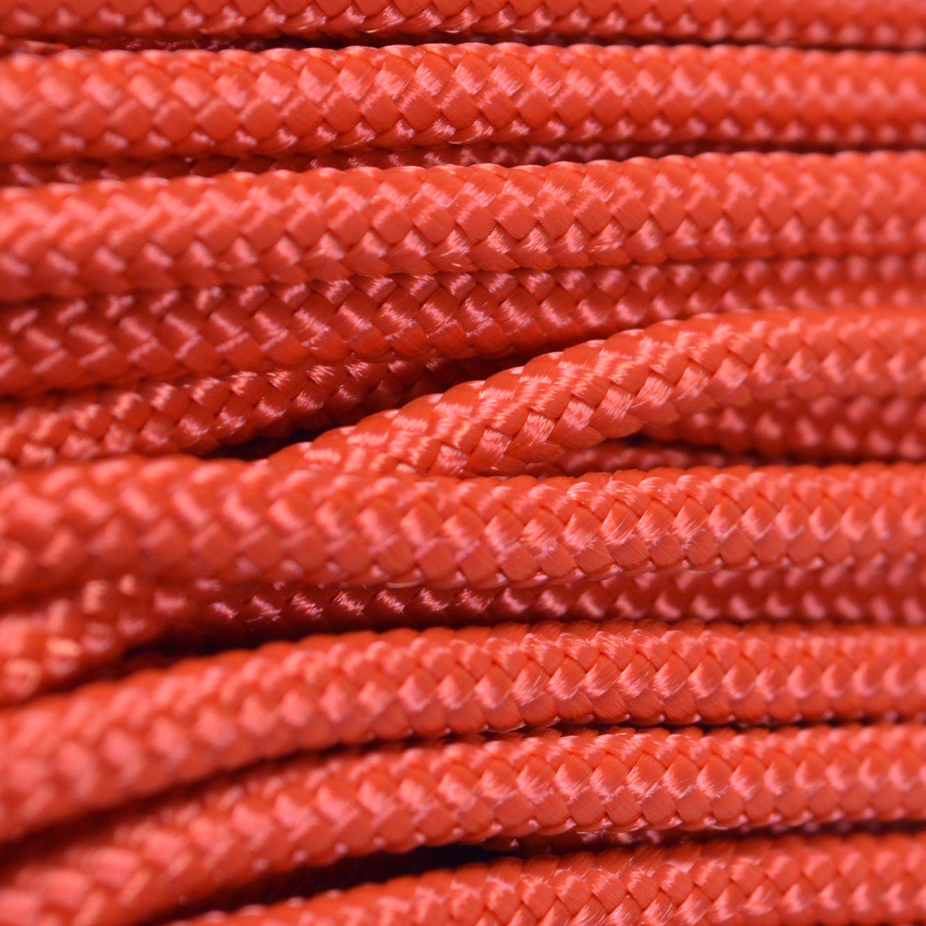 BORED? PARACORD! BOREDPARACORD Brand 425 lb Strength Paracord Rope - Solar Orange for Outdoor Survival, Camping & DIY Crafts
