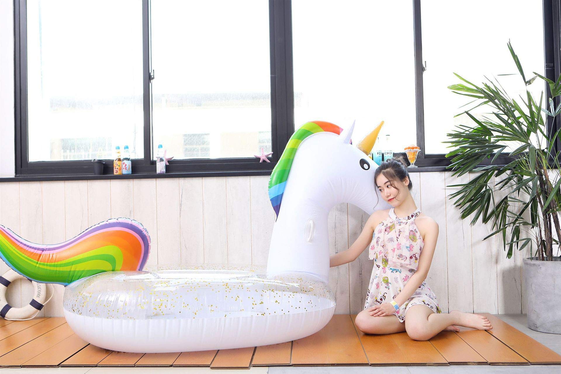 **Heavy Duty Inflatable Pool Floats for Adults & Kids - River Floats, Beach Toys, Outdoor Party Supplies - Perfect for Swimming Pools, Lakes, and Summer Parties**