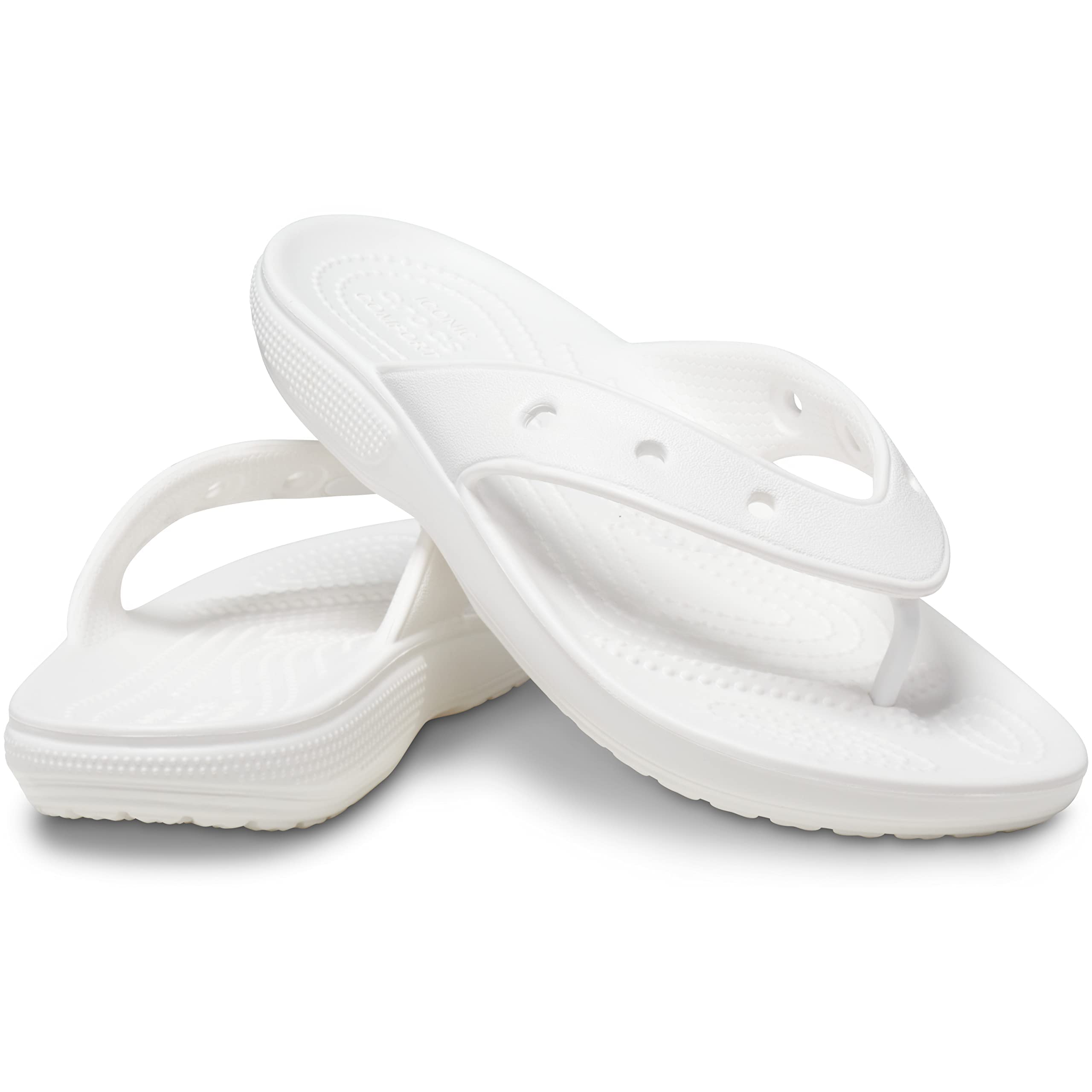 Crocs Classic Flip Flops for Women & Men - Comfortable Summer Sandals for Beach, Pool, and Casual Wear
