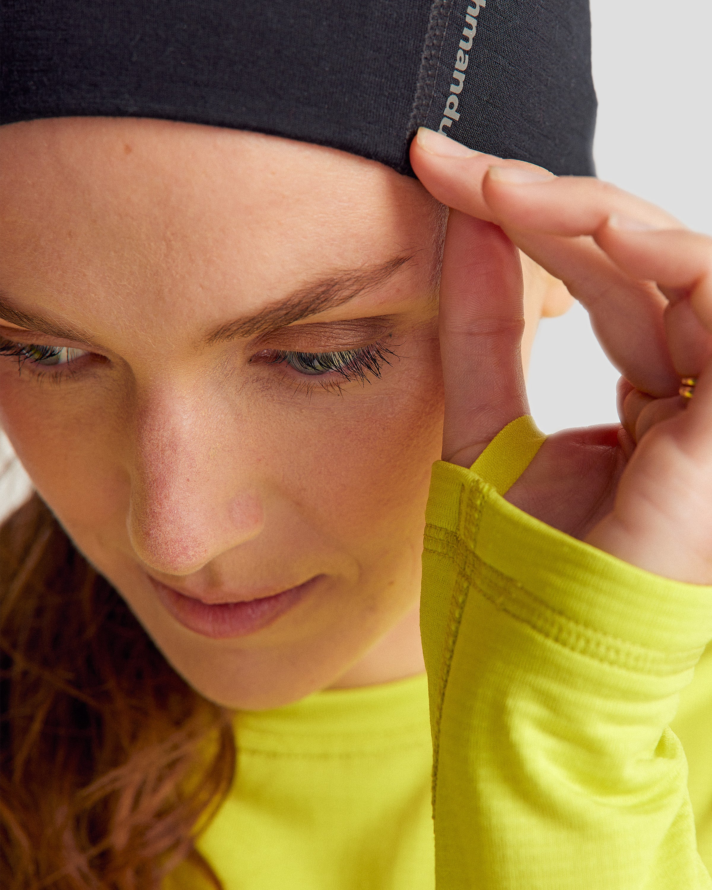 Seeker Core Spun Headband for Women & Men - Soft Stretchable Hair Band for Workouts, Running, Yoga & Sports - Black