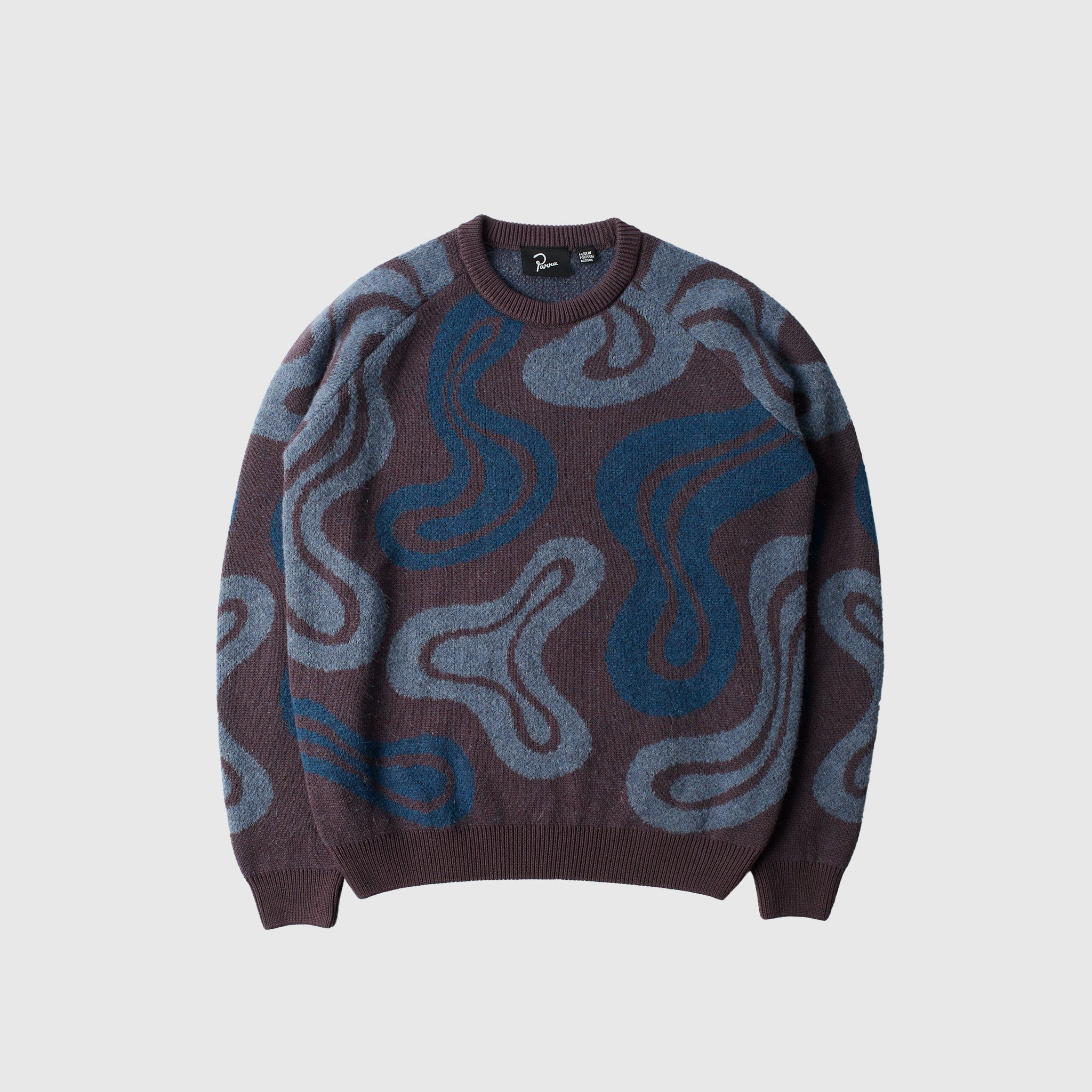 Stylish Lava Lamp Knitted Pullover Sweater - Trendy Retro 70s Inspired Fashion for Casual Wear & Cozy Home Outfits