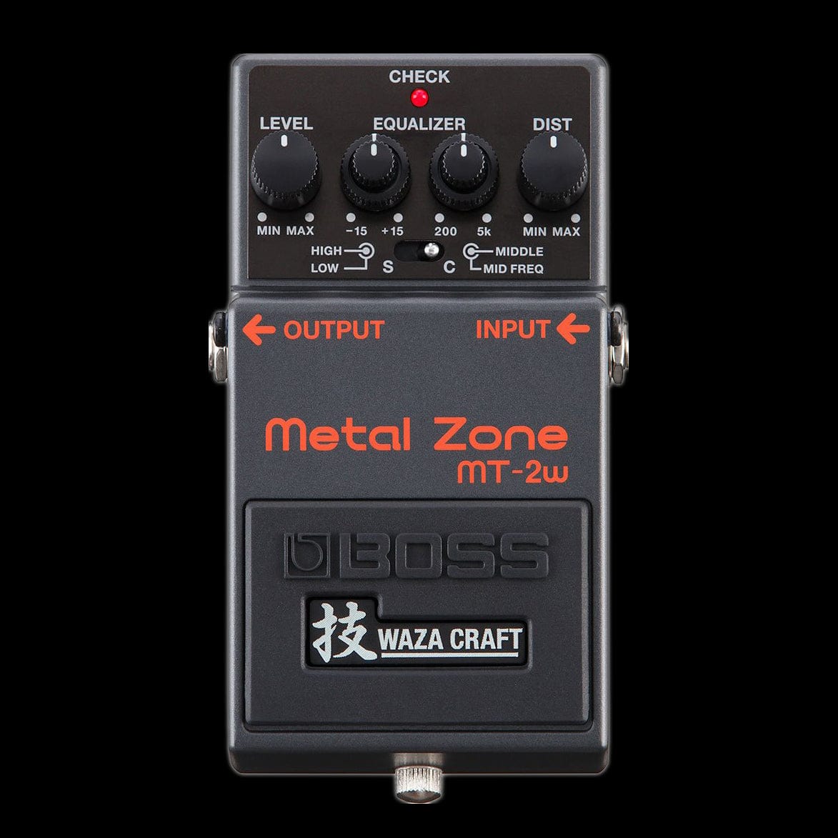 Boss MT-2W Waza Craft Metal Zone Guitar Effects Pedal - High Gain Distortion for Heavy Metal & Rock Music Performance & Recording