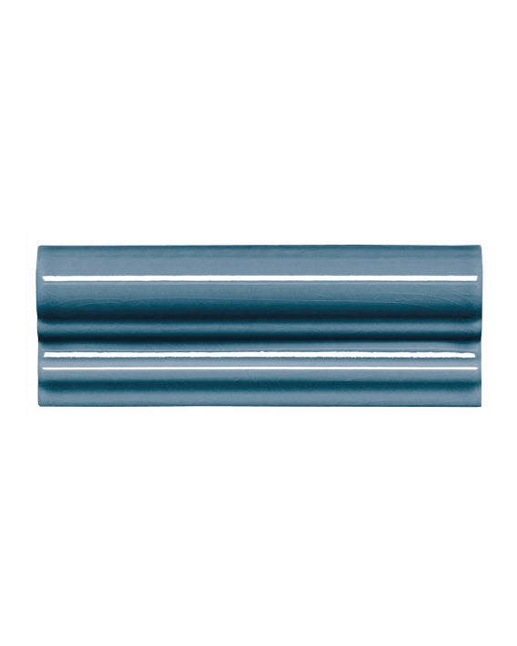 Kakel Bristol Blue Crackle Glazed Wall Tile 5 x 15 cm - Vintage Style Ceramic Subway Tile for Kitchen Backsplash & Bathroom Decor