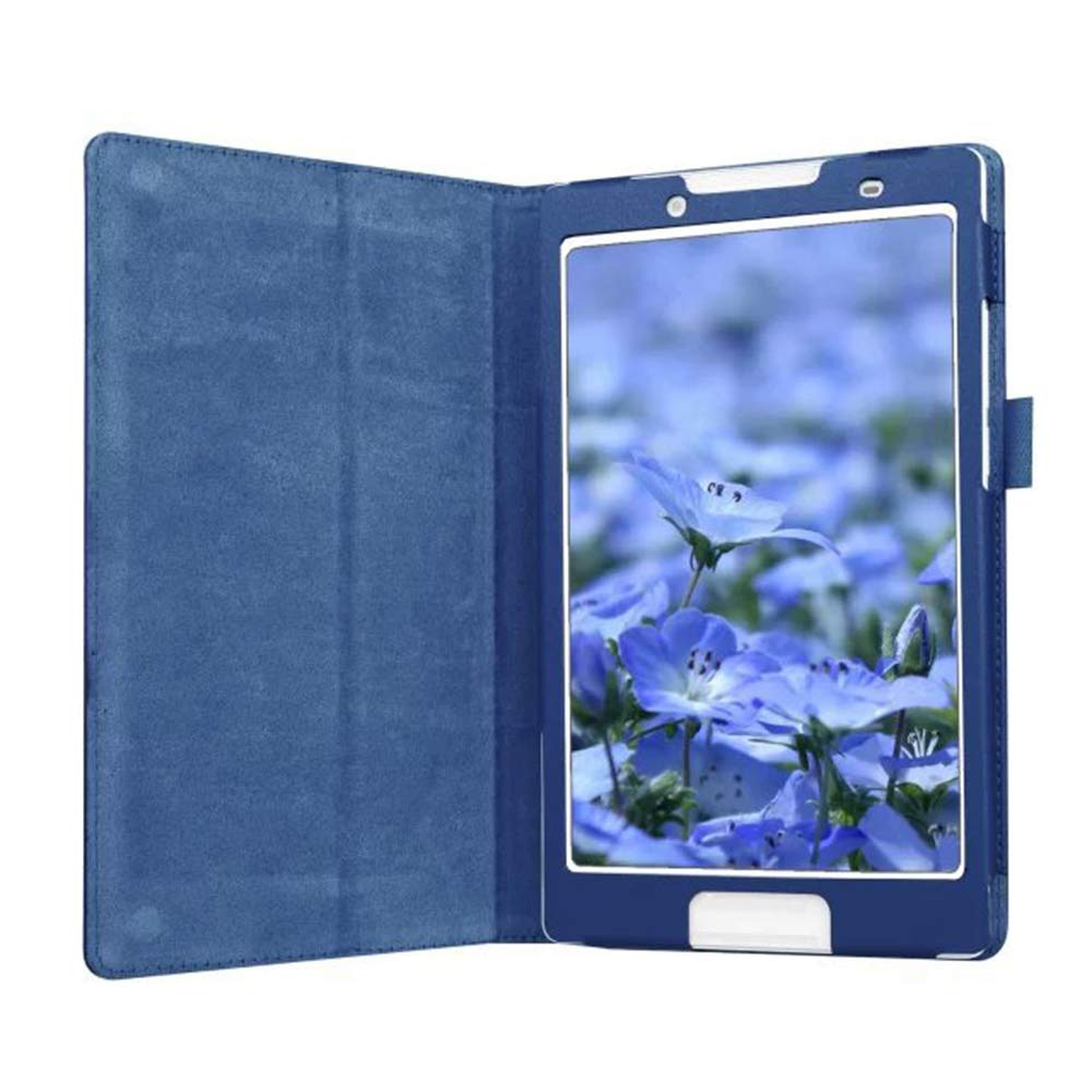 Premium Slim PU Leather Folio Case for Sony Xperia Z4 Tablet 10.1 Inch - 2-Folding Stand Cover with Auto Sleep/Wake Feature (Blue) - Perfect for Work, Travel & Home Entertainment