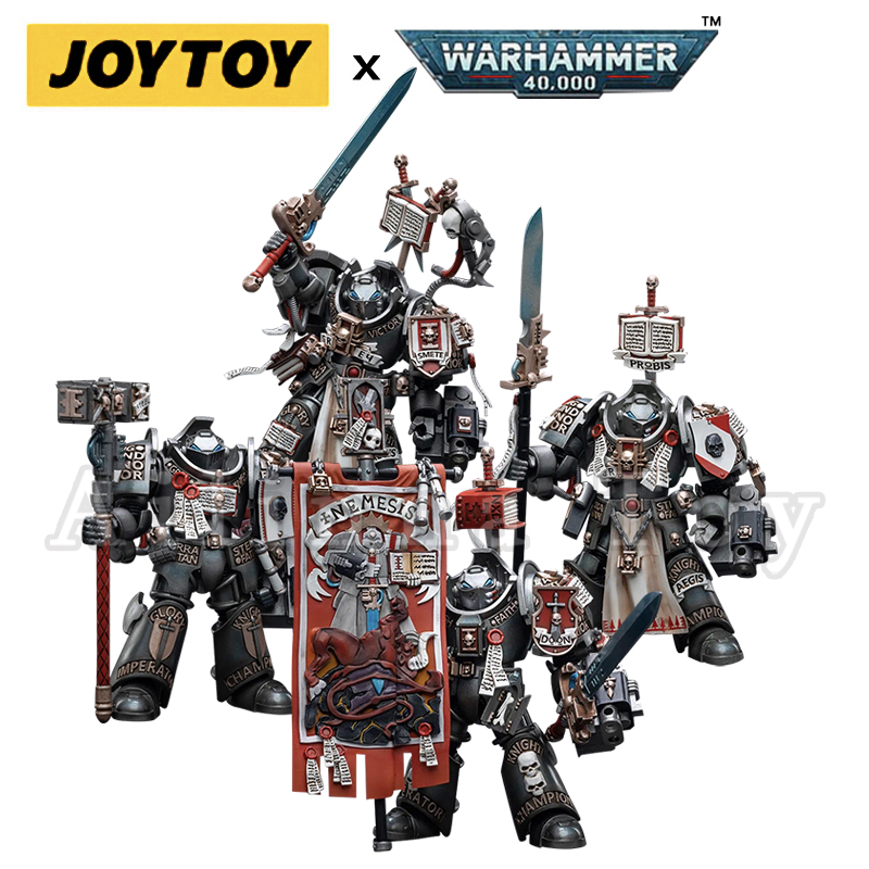 JOYTOY 1/18 Warhammer 40K Grey Knights Terminator Squad Action Figure - Jaric Thule Reissue | Highly Detailed Collectible Model for Display & Wargaming Scenes