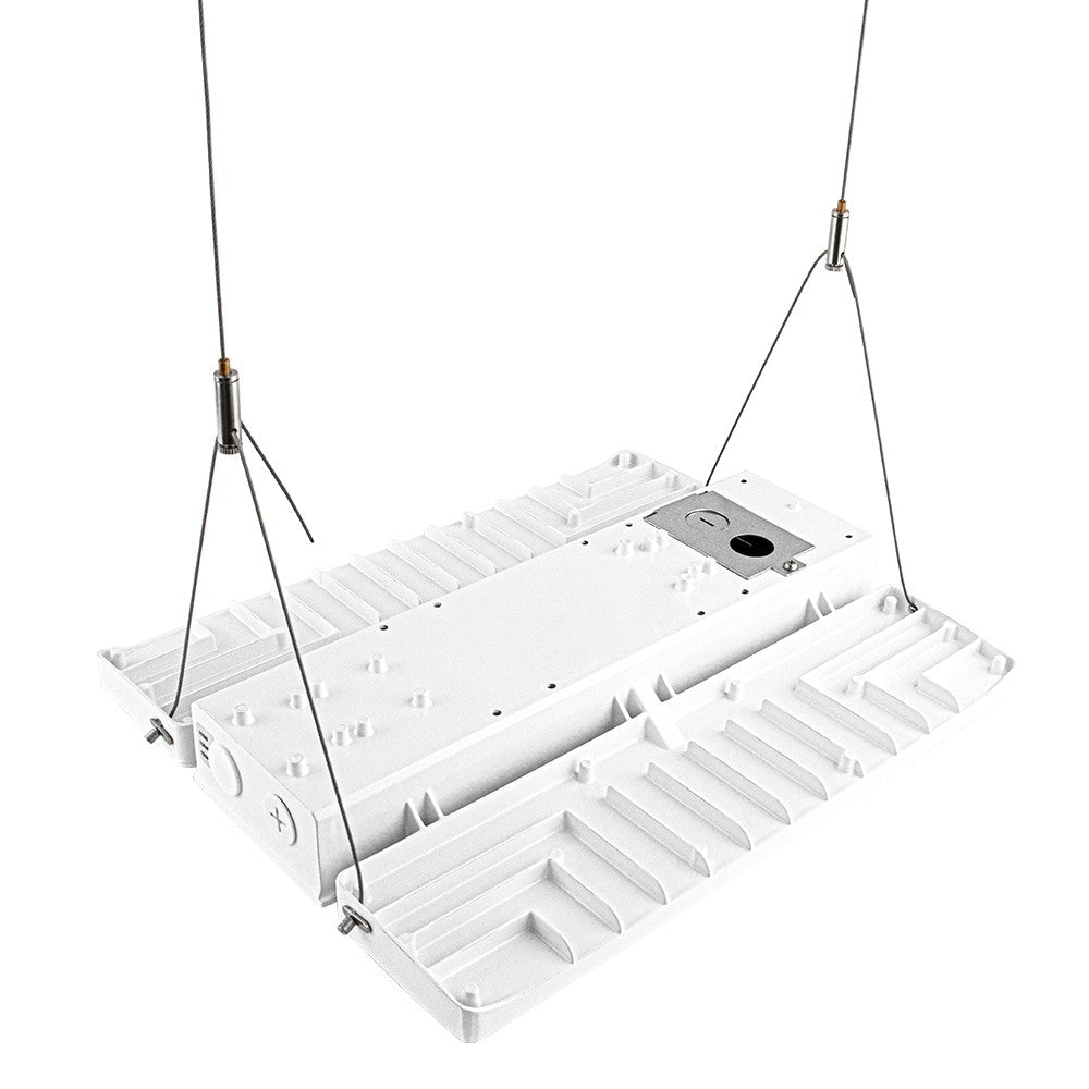 PAVO I LED Bay Light 130W/105W/90W - 20,020 Lumens High Bay Lighting Fixture - 120-277V Wide Voltage - 5000K Daylight White - Replaces 320W Metal Halide - Perfect for Warehouses, Garages & Industrial Spaces