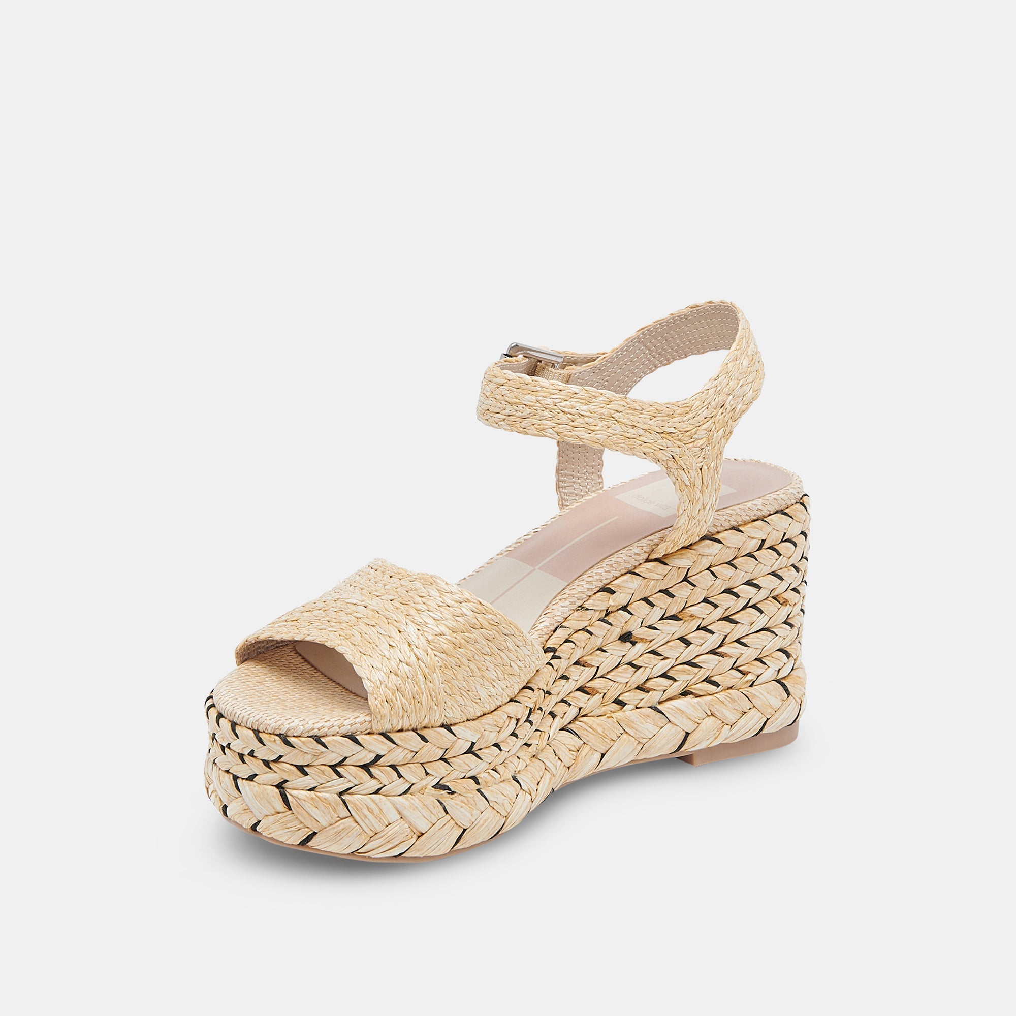 TIAGO WEDGES LT NATURAL RAFFIA Women's Comfortable Summer Sandals - Breathable Casual Shoes for Beach, Vacation & Everyday Wear